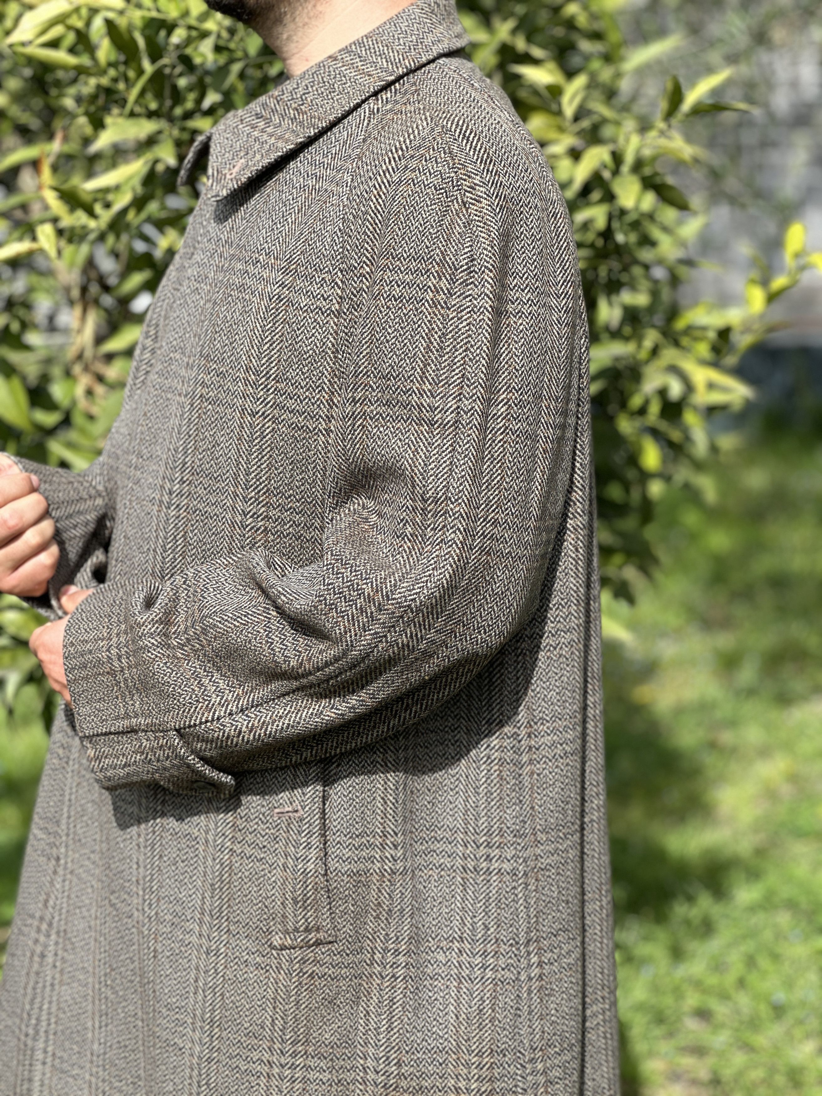 Burberry 1950 Hand Woven Irish Tweed Burberry Prorsum Trench 44 54 Size US L / EU 52-54 / 3 - 5 Thumbnail