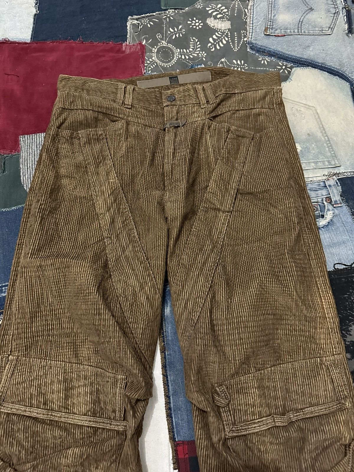 Marithe + Francois Girbaud MFG Nice Design Front Pocket Cargo pants Size US 31 - 2 Thumbnail