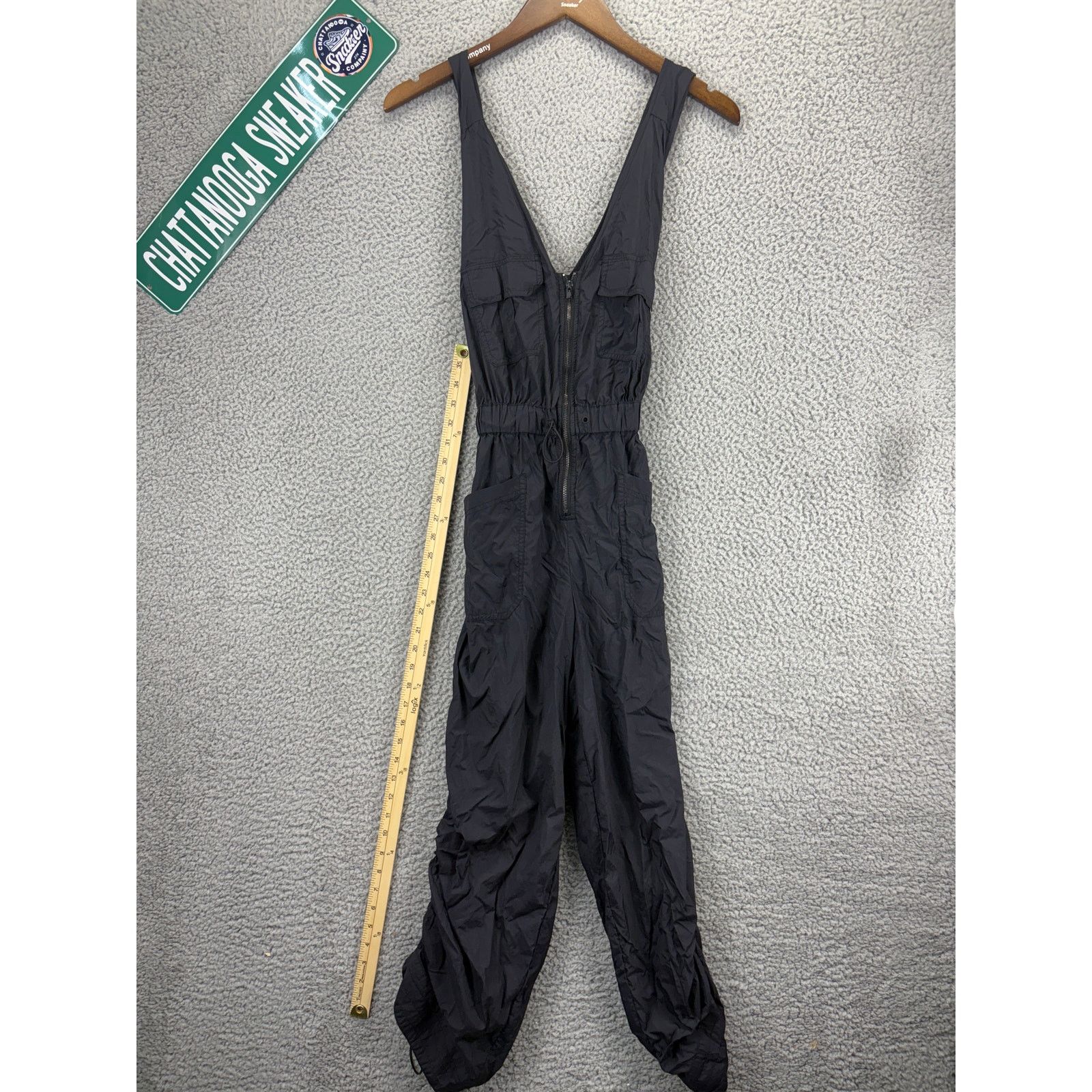 Free People Free People Tropic Sport One Piece Jumpsuit Womens XS Black Size 26" / US 2 / IT 38 - 1 Thumbnail