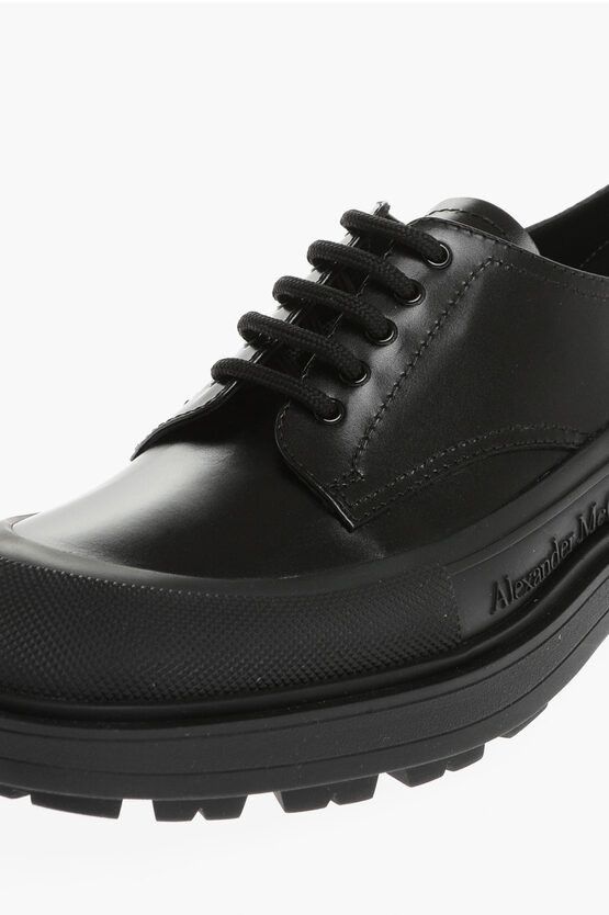 Alexander McQueen o1y1024 Laced Shoes in Black Size US 11 / EU 44 - 4 Thumbnail
