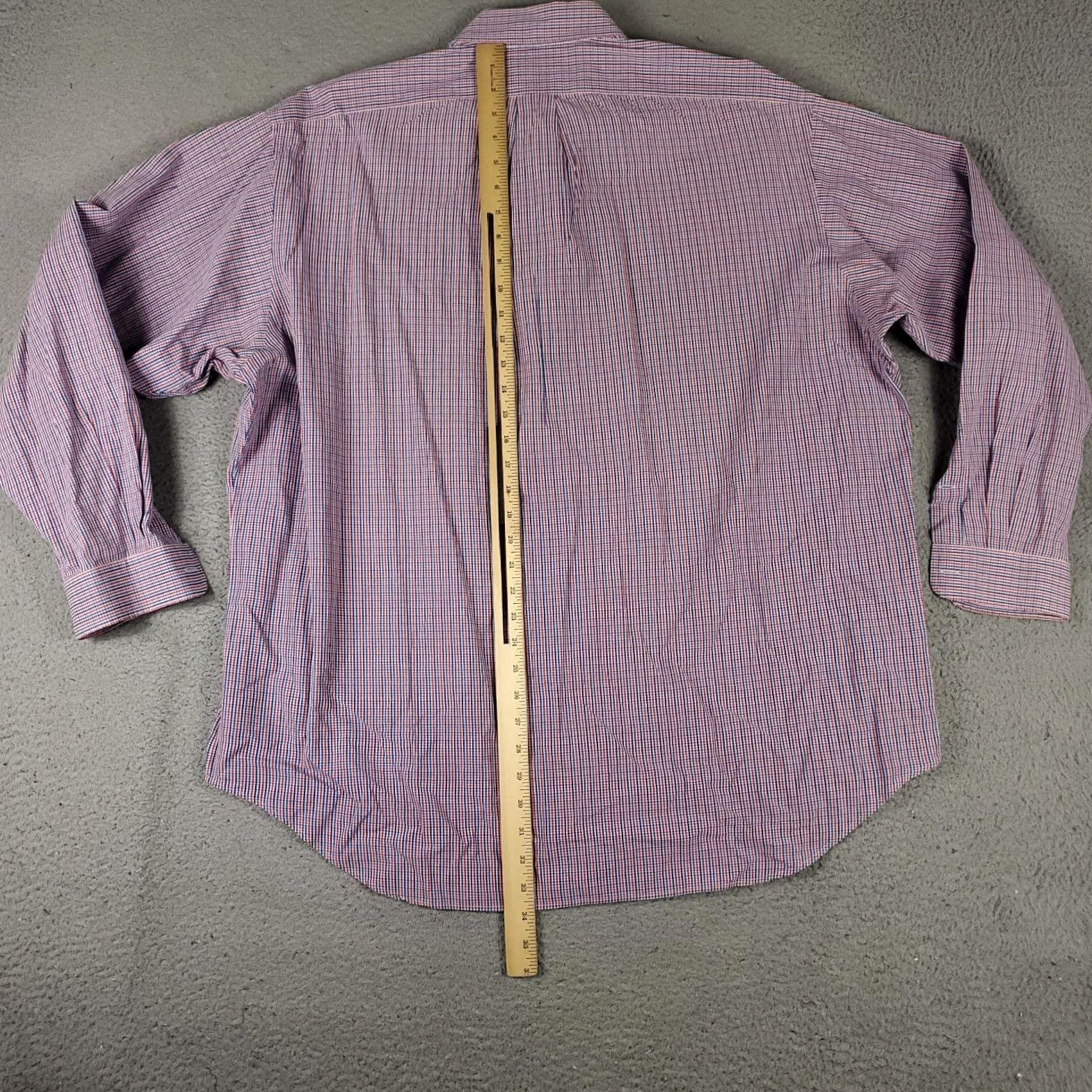 Ralph Lauren Ralph Lauren Shirt Mens XL Blue Check Button-Up Long Sleeve Casual Formal Wrist logo Pocket Size US XL / EU 56 / 4 - 5 Thumbnail
