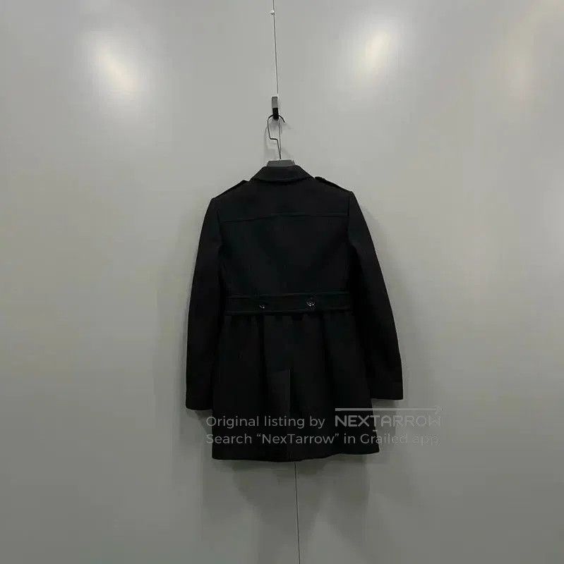 Burberry Burberry Black Cotton Long Coat for Women. Size XXS / US 00 / IT 34 - 2 Thumbnail