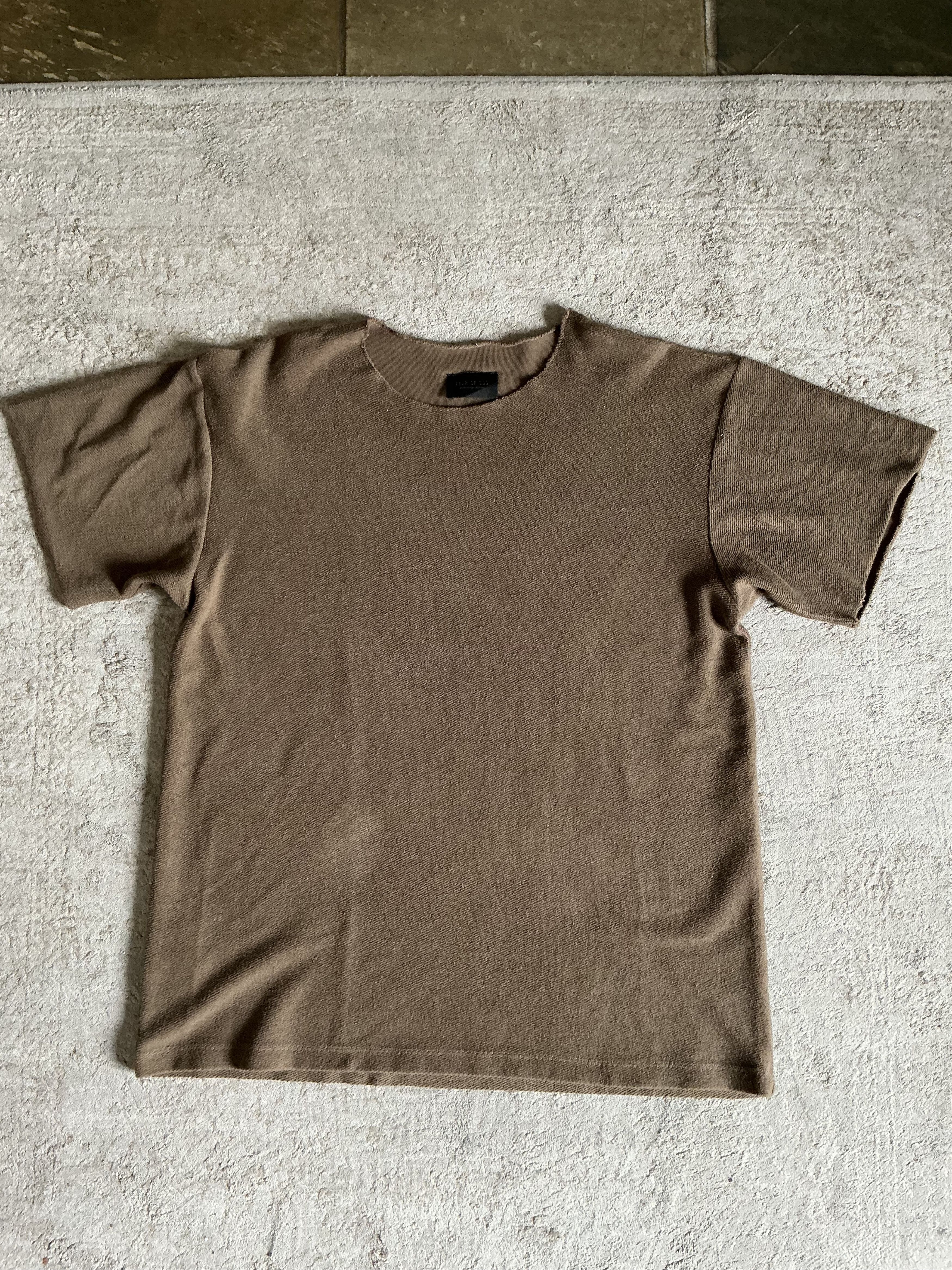Fear of God Fear of God knitted short sleeve T-shirt mocha brown Size US L / EU 52-54 / 3 - 2 Thumbnail