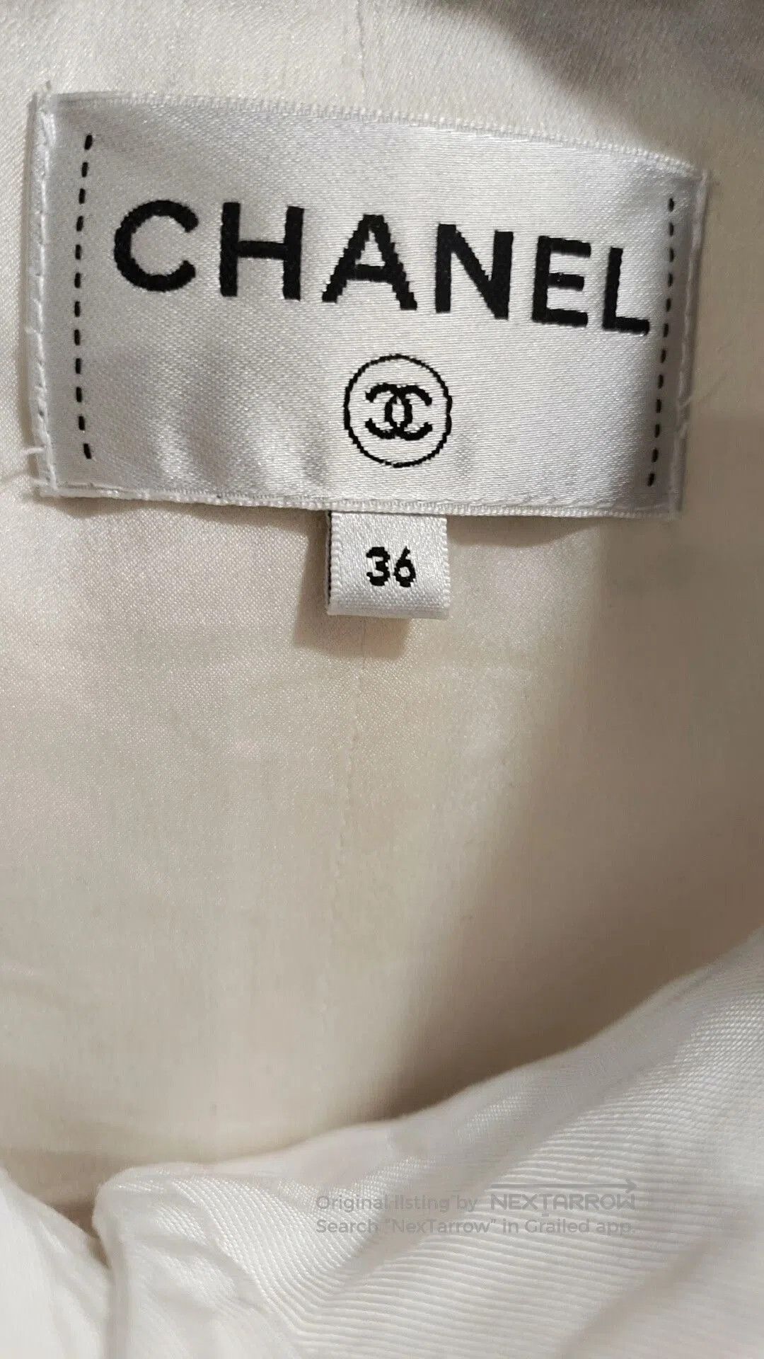 Chanel Chanel Dress with Lace Trim Detail. Size M / US 6-8 / IT 42-44 - 4 Thumbnail