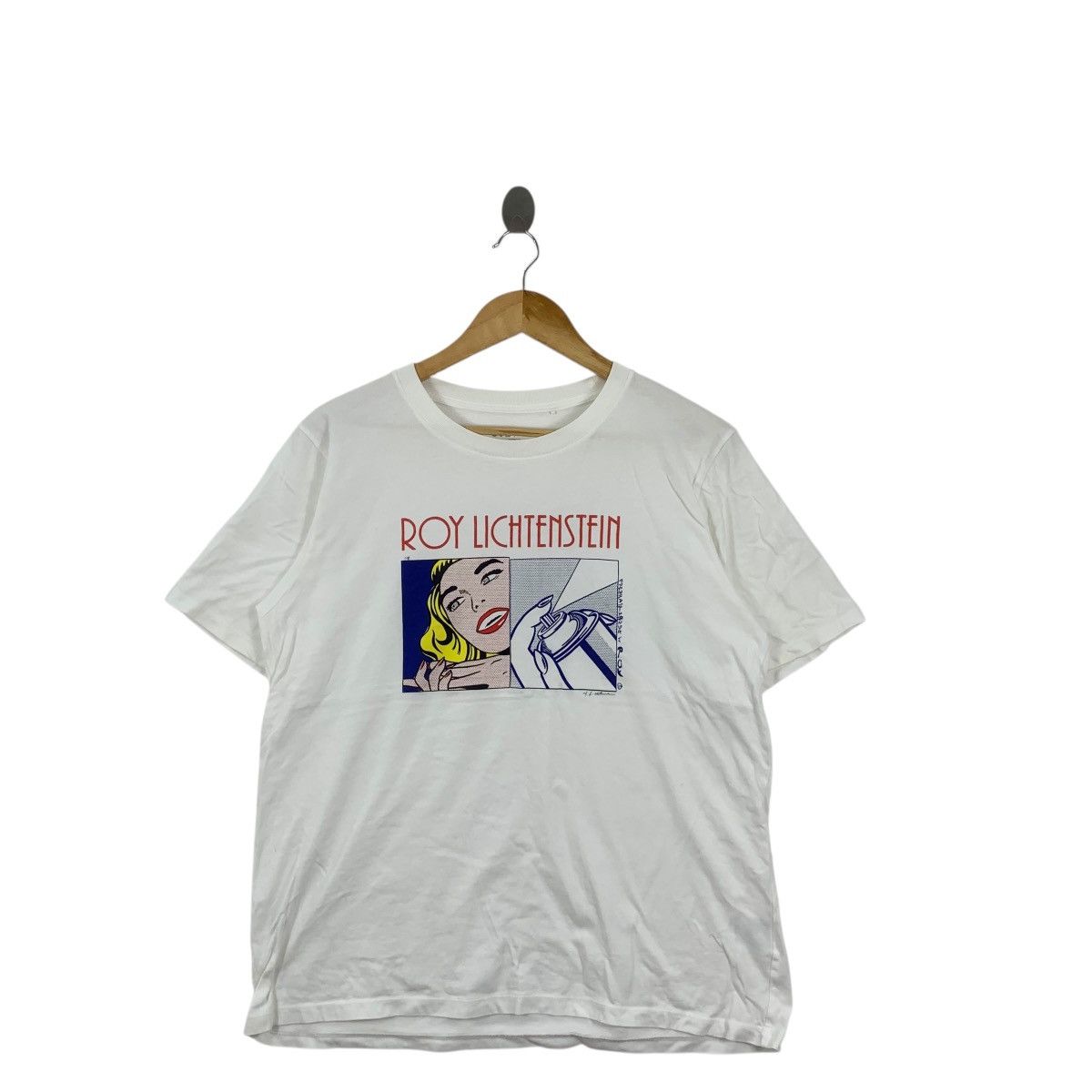Uniqlo ROY LICHTENSTEIN x UNIQLO Girl Spray Can Pop Art Tee Shirt Size US XL / EU 56 / 4 - 3 Thumbnail