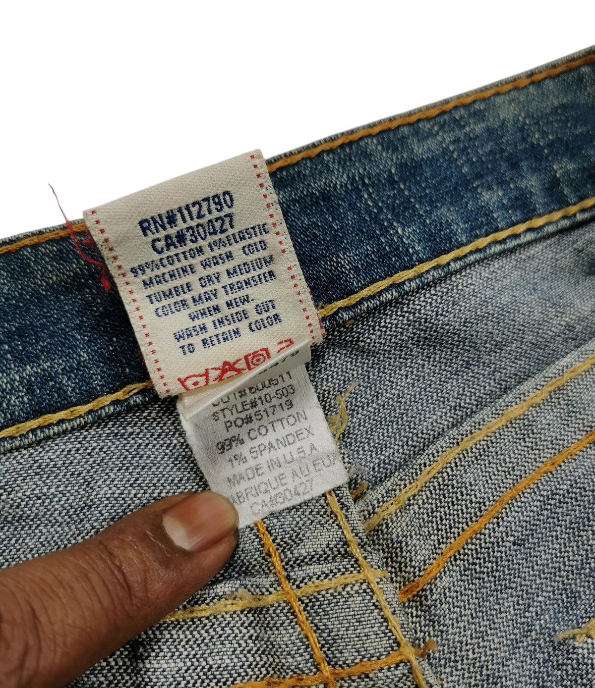 True Religion True Religion Joey Flare Jeans Distressed Rips Size 28" / US 6 / IT 42 - 7 Thumbnail