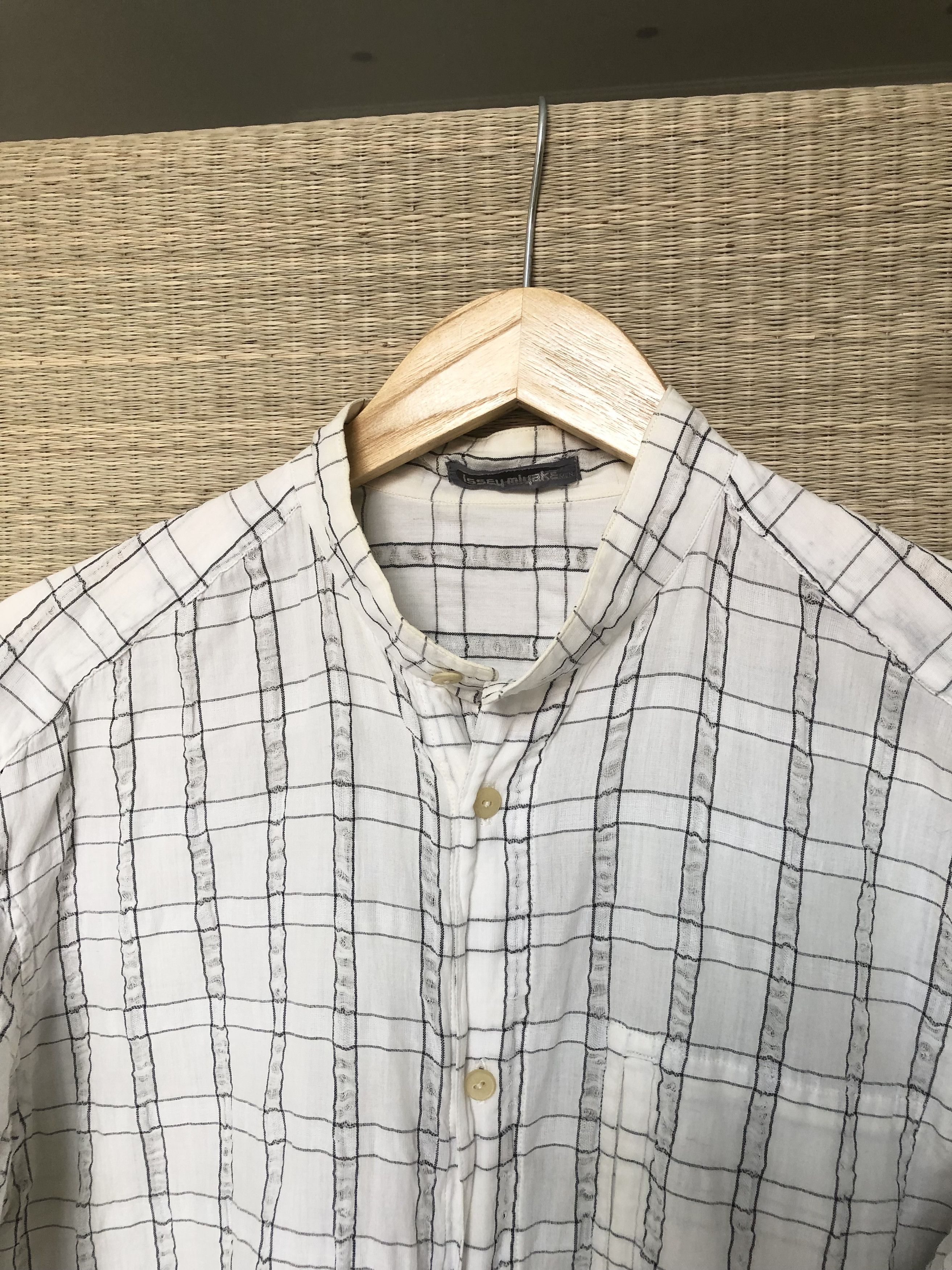 Issey Miyake '80s squared shirt Size US M / EU 48-50 / 2 - 2 Thumbnail