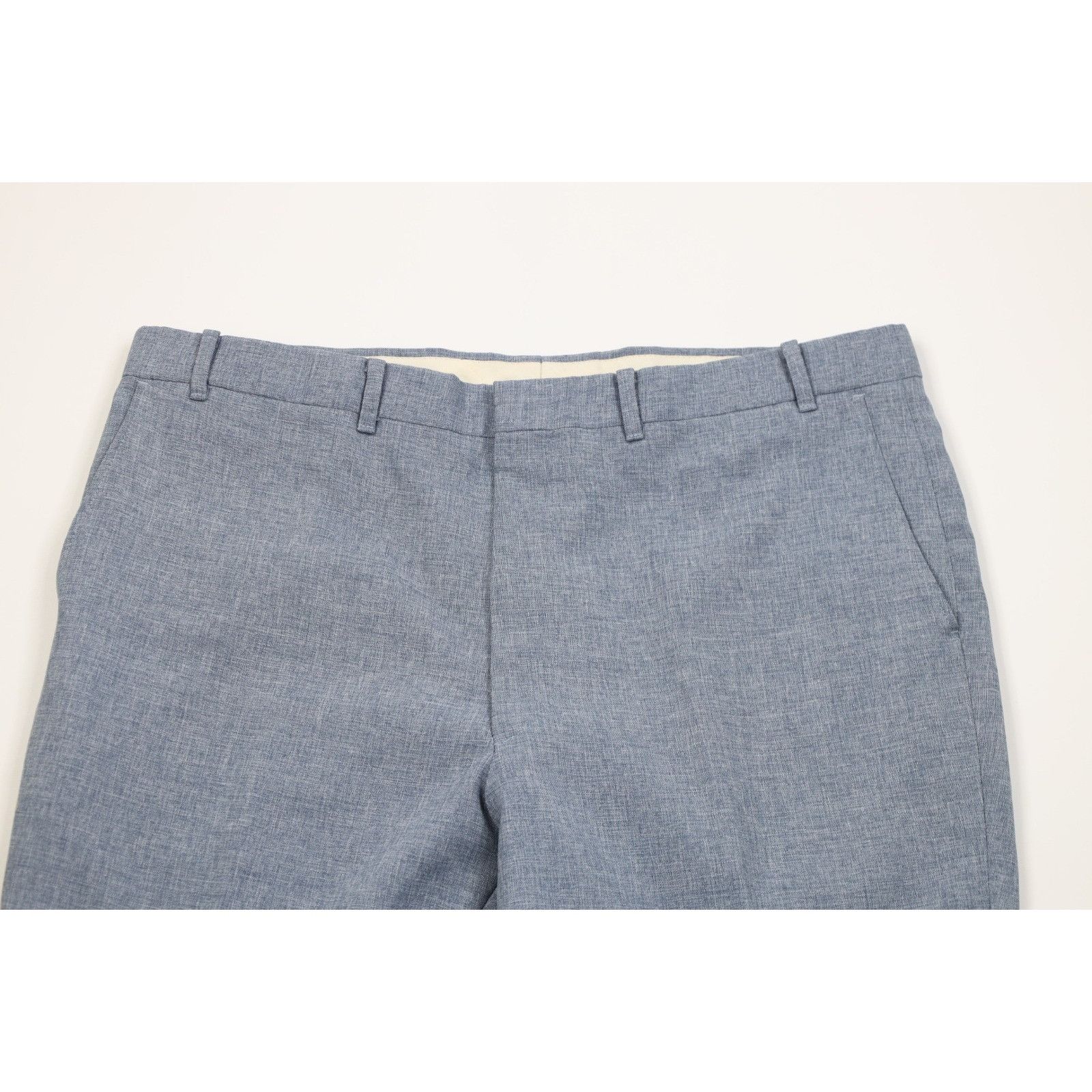 Vintage Vintage 70s Streetwear 2 Piece Chambray Knit Suit Size 44S - 15 Thumbnail