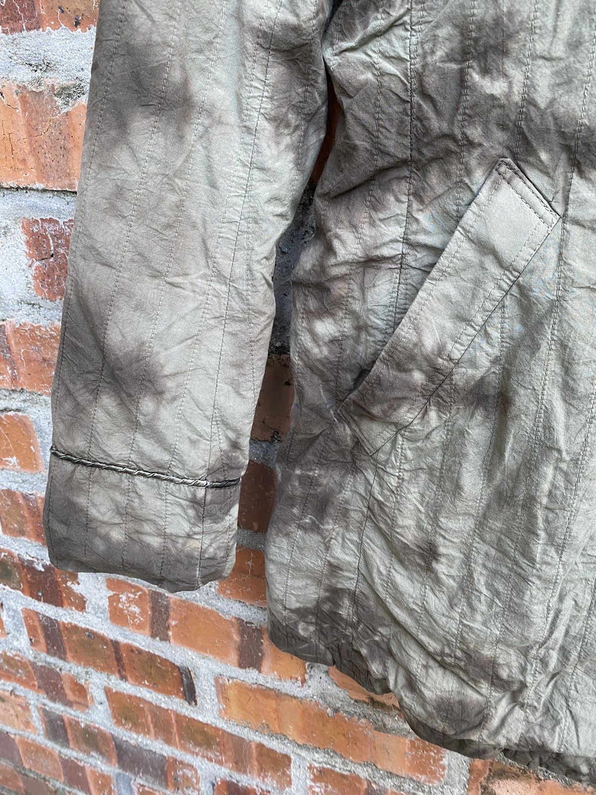 Issey Miyake 2000s Slow Gun Japan Marble Long Jacket Size S / US 4 / IT 40 - 8 Thumbnail