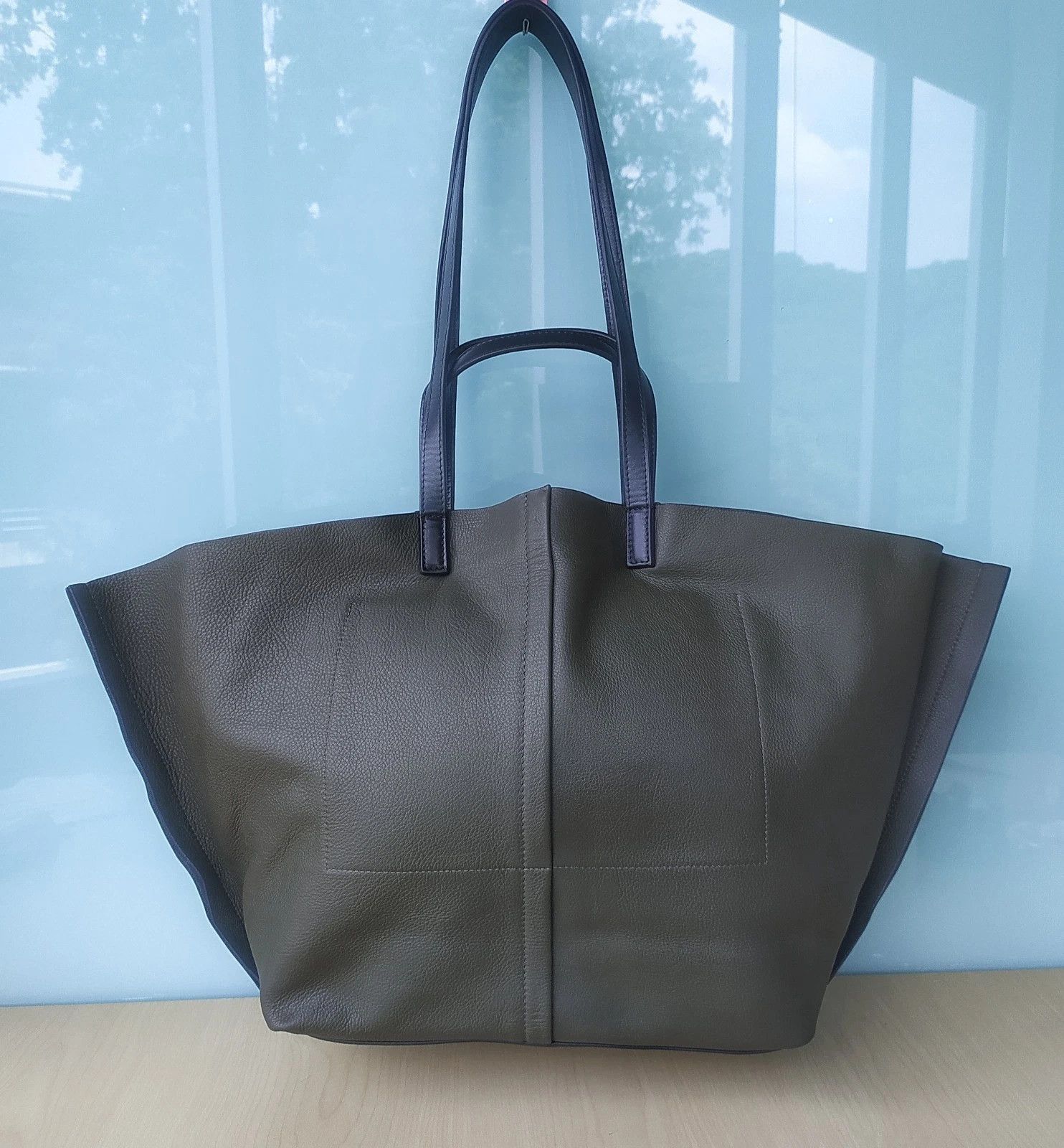 Allsaints AllSaints Phoenix Ew Leather Tote Bag FTP - 8053 Size ONE SIZE - 4 Thumbnail