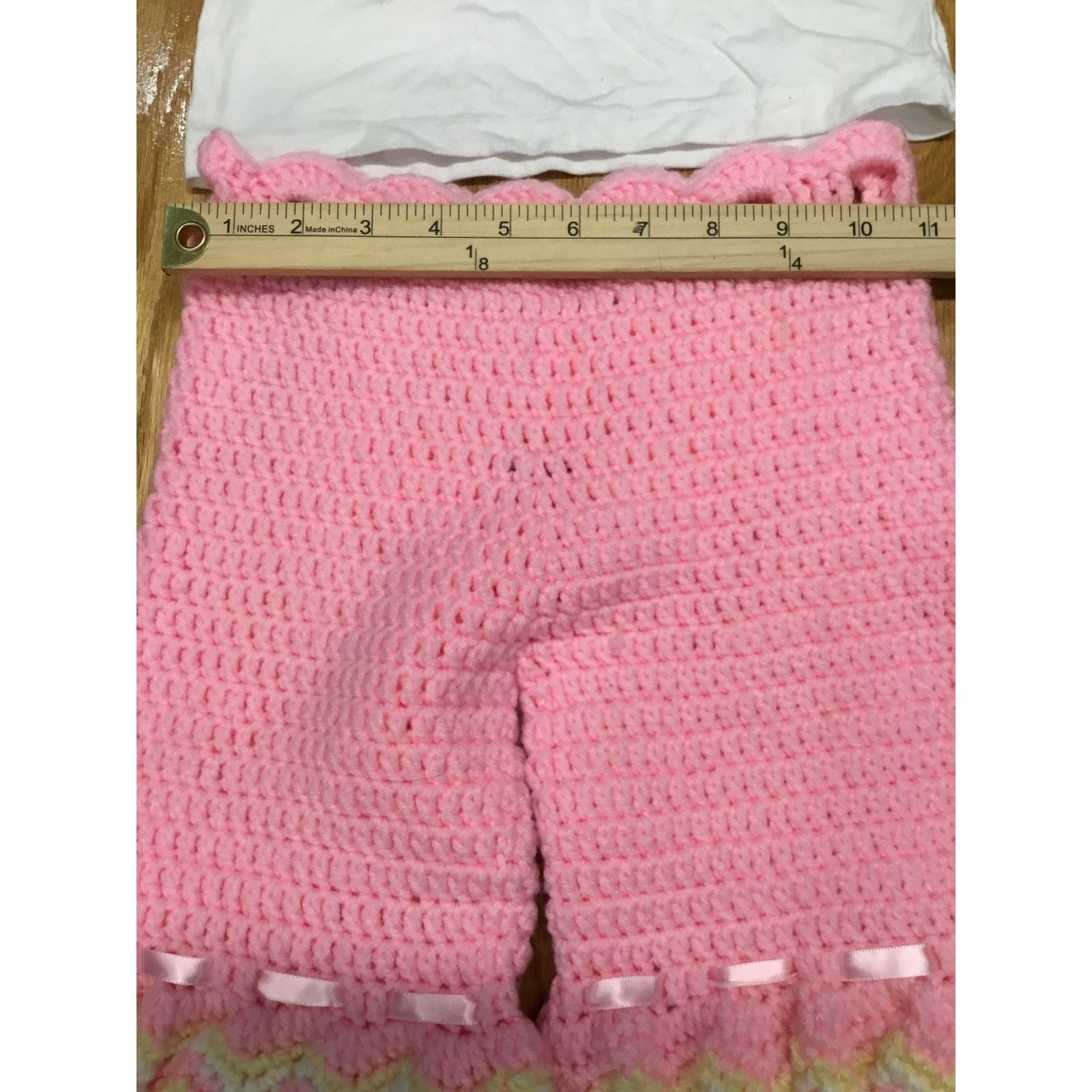 Faded Glory Faded Glory Pants Shirt 2-Piece Set Girls XS (4-5) Pink Knit Size XS / US 0-2 / IT 36-38 - 3 Thumbnail