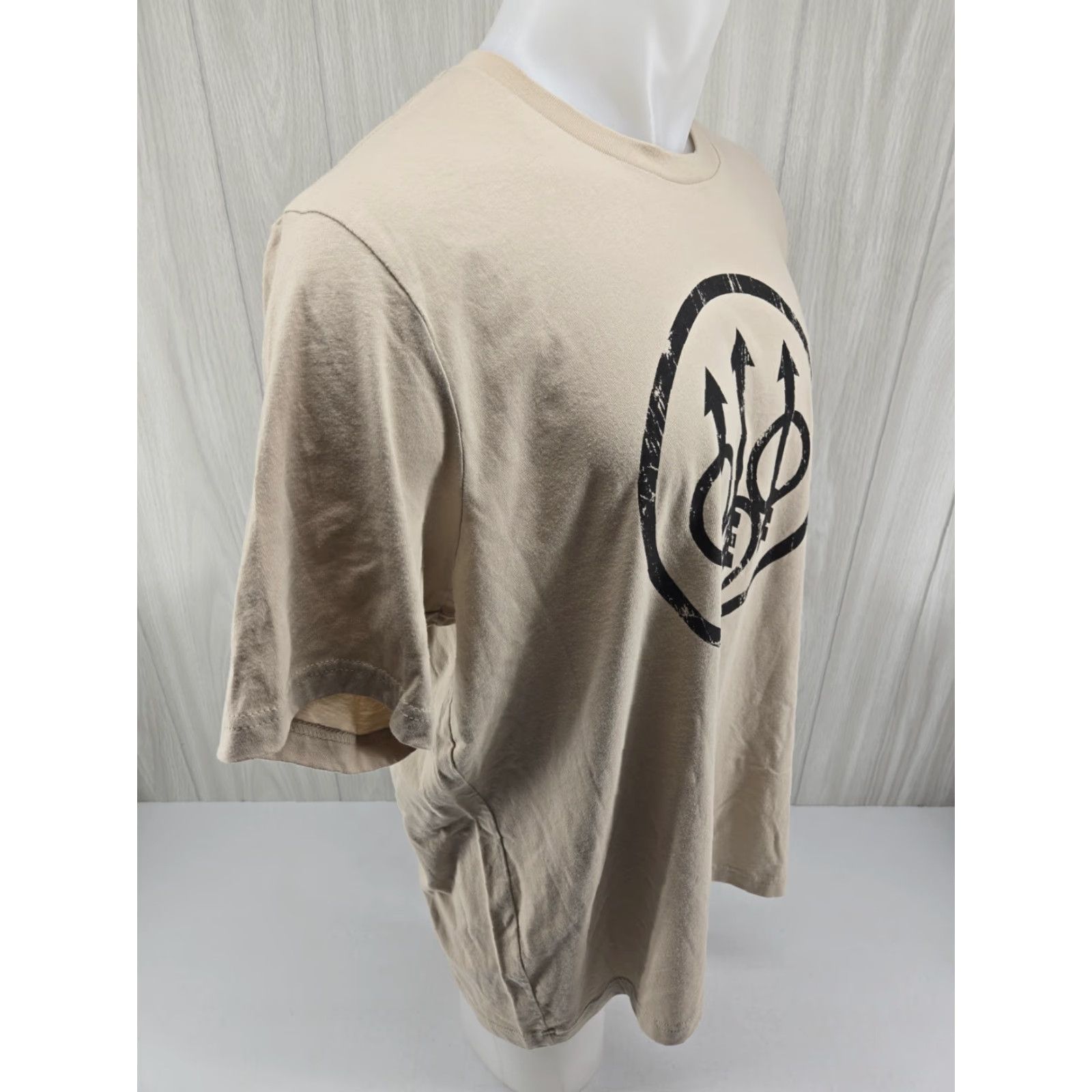 Logo 7 Beretta Logo T Shirt Adult 2XL Tan Brown Short Sleeve Graphic Print Mens Shirt Size US XXL / EU 58 / 5 - 7 Thumbnail