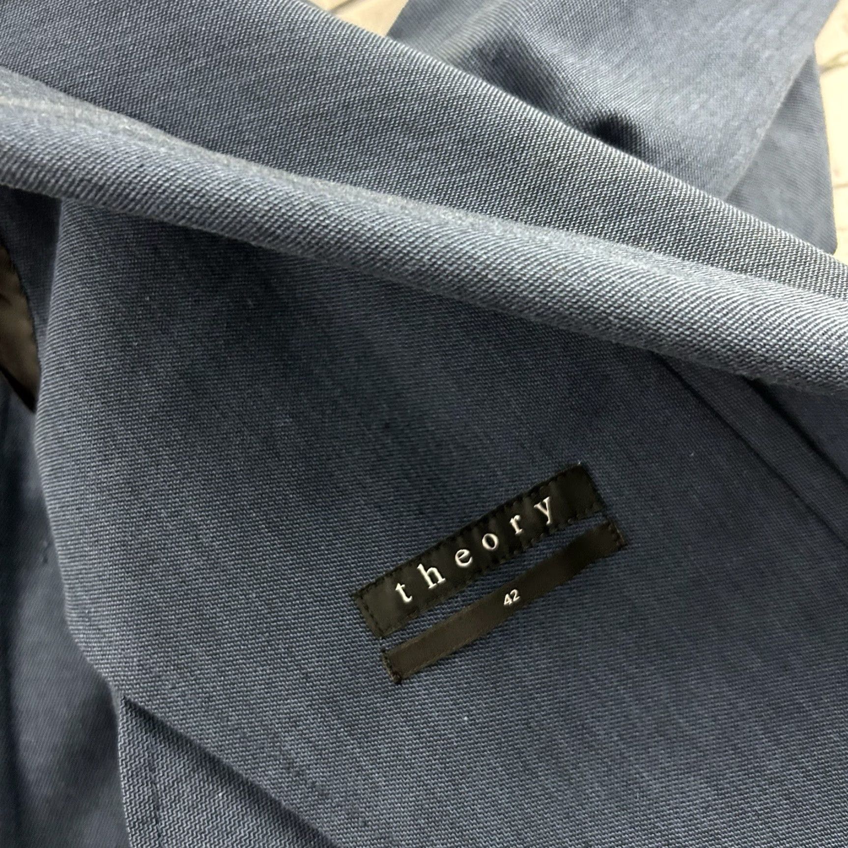 Theory Theory Blazer Jacket Mens 42 Blue Size 42R - 4 Thumbnail