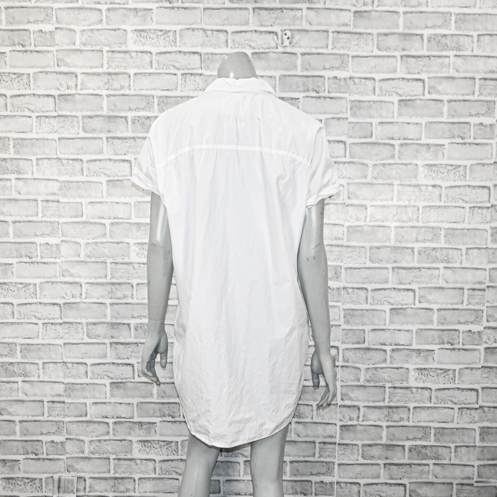 Anthropologie Grayson The Hero White cotton Artish Dress 1/2 button Size XS / US 0-2 / IT 36-38 - 10 Thumbnail