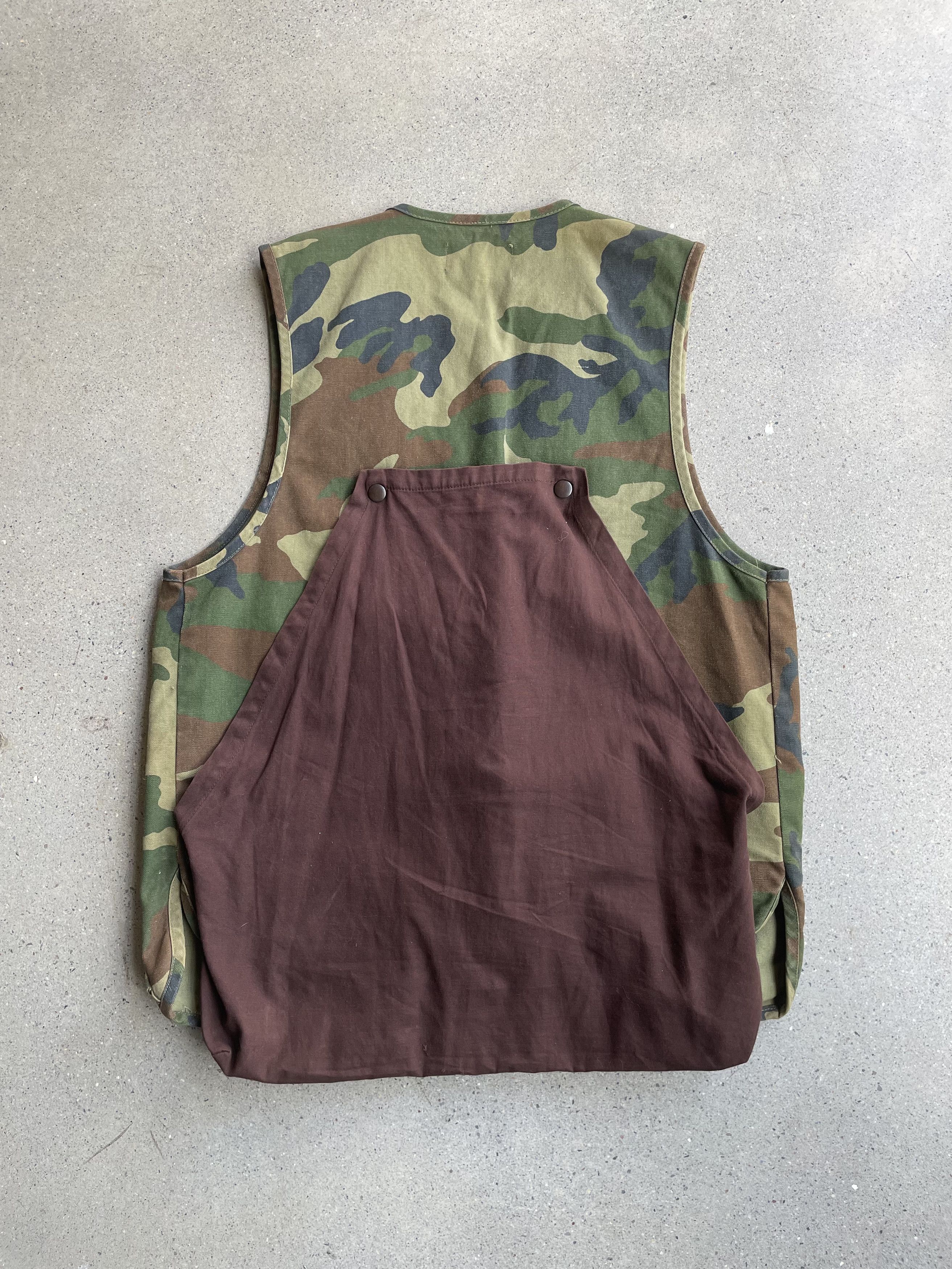 Vintage 1980's CAMO HUNTING VEST Size US M / EU 48-50 / 2 - 2 Thumbnail