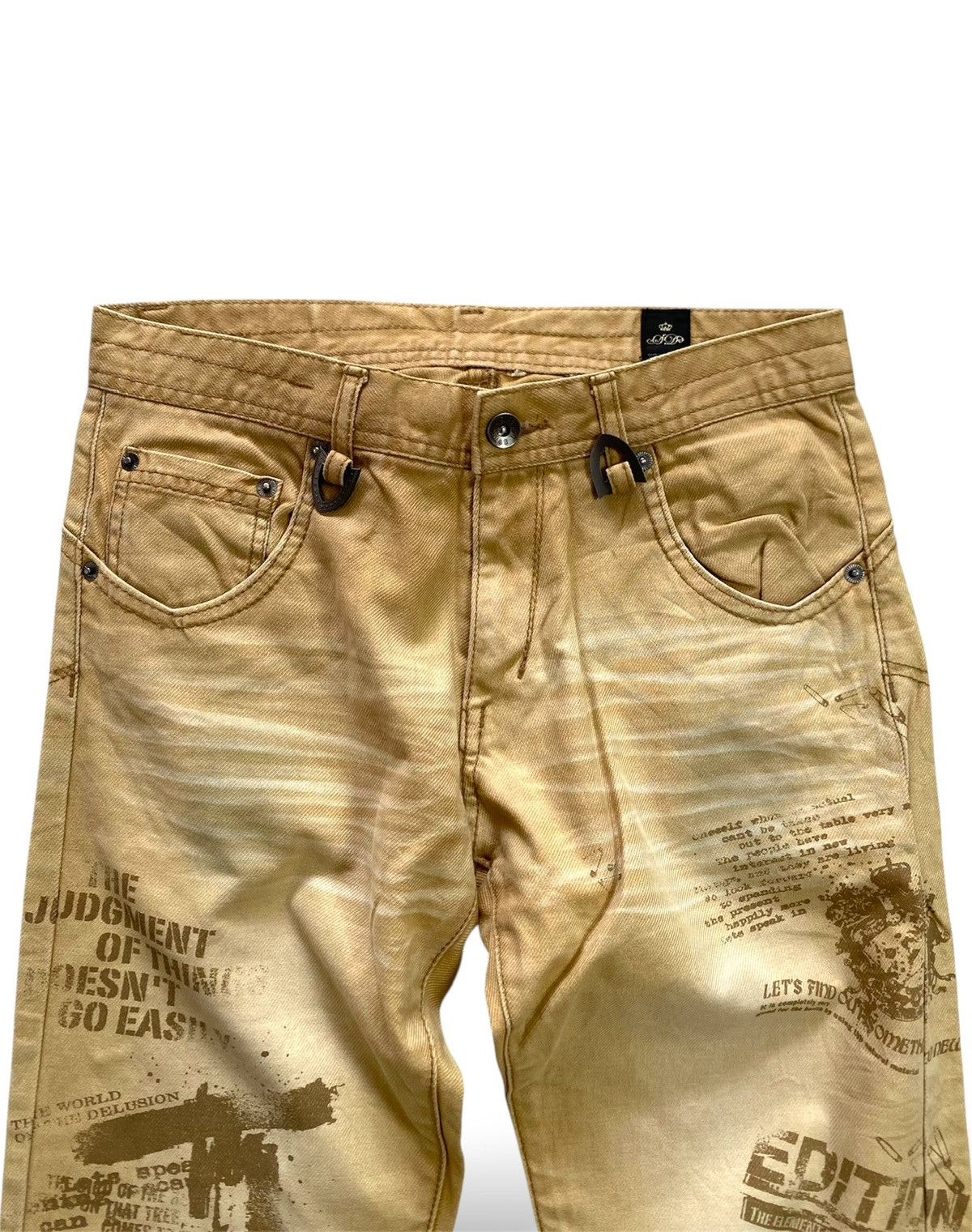semanticdesign Japanes Semantic Design Poem Washed Flared Jeans Size US 29 - 6 Thumbnail