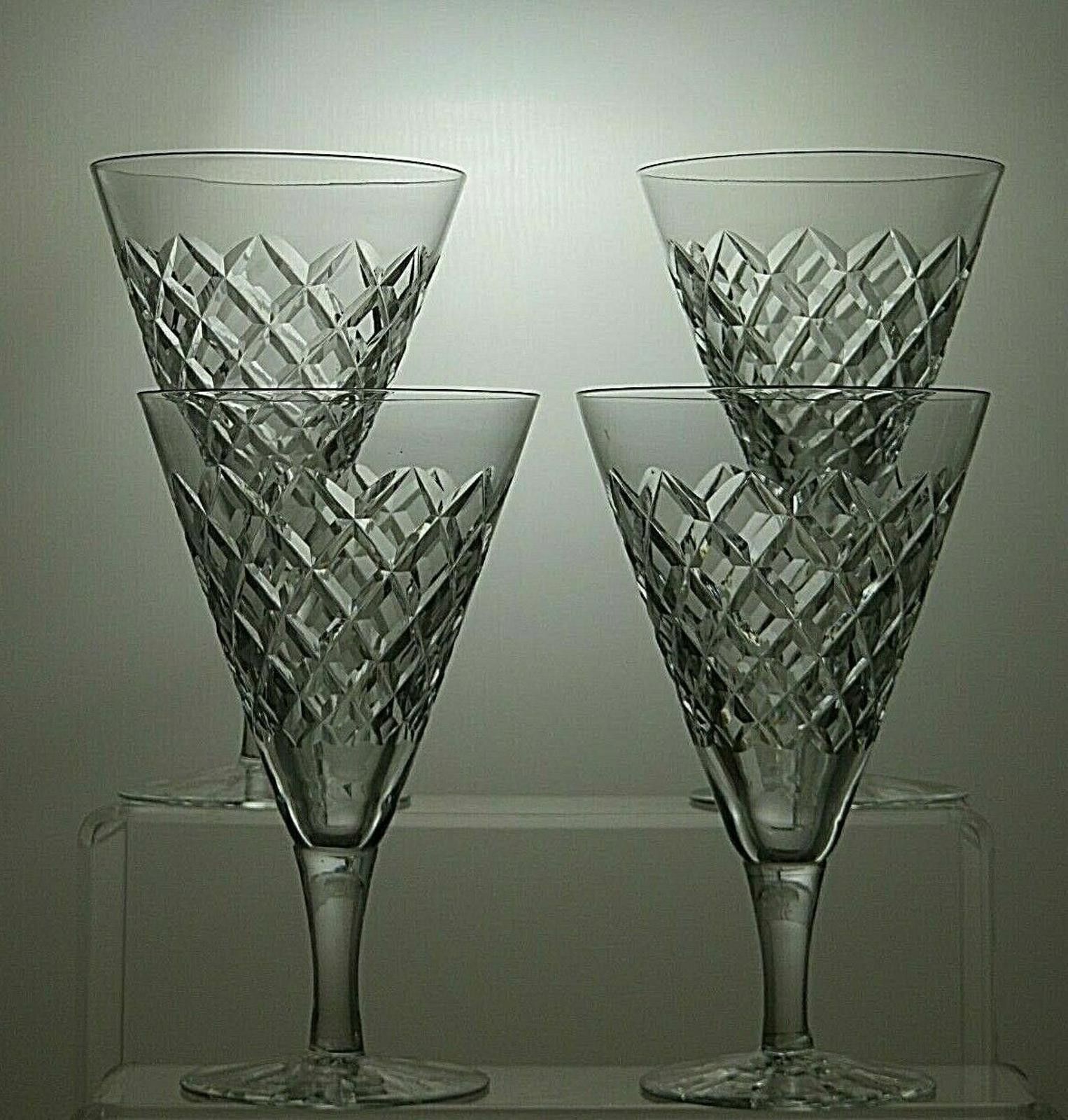 Other Edinburgh Crystal Cut Claret Set of 4 Wine Glasses 6 1/4" Size ONE SIZE - 2 Thumbnail