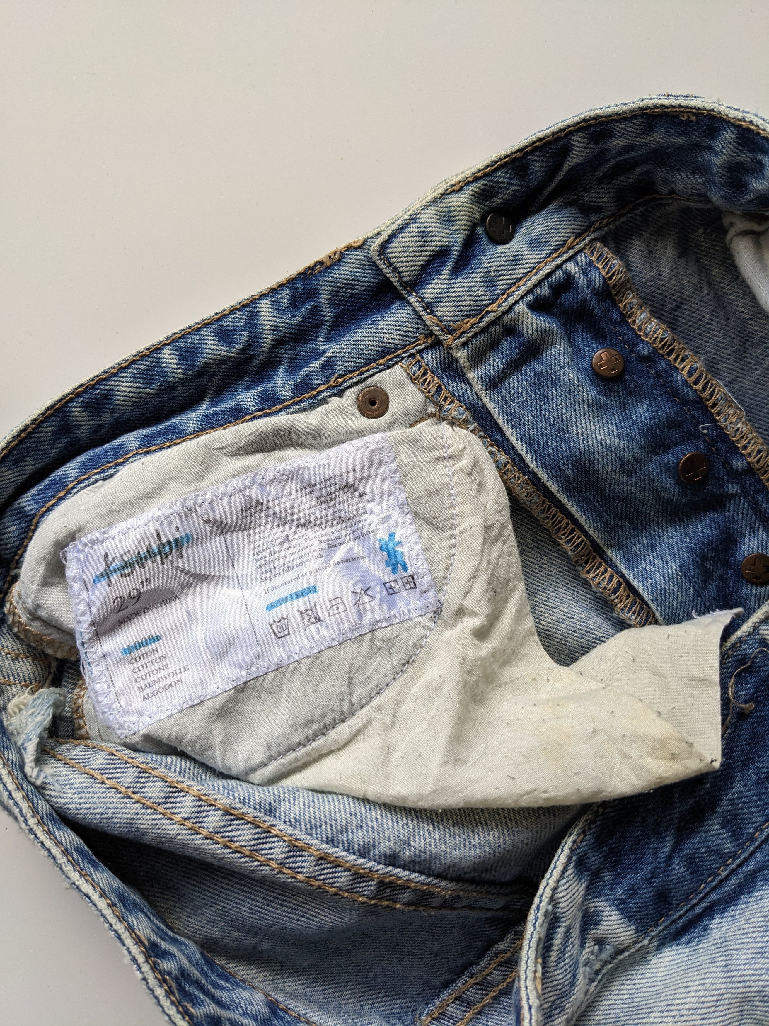 Ksubi Ksubi Bullet Tru Blue ripped jeans Size US 31 - 8 Thumbnail