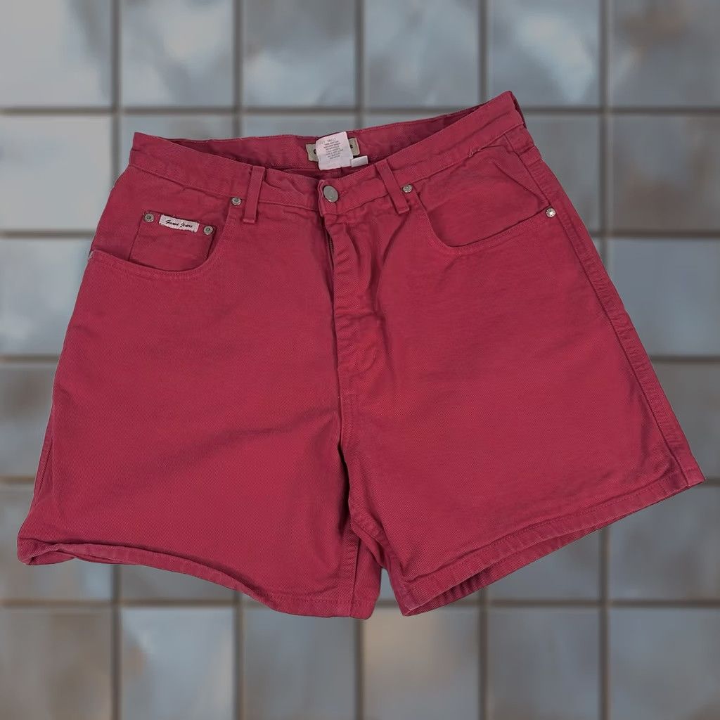 Guess GUESS Jeans Shorts Denim Pink Wash 100% Cotton USA Made Vintage 30 x 5.5 Men Rise Inseam 5.5 30 Size US 30 / EU 46 - 1 Thumbnail