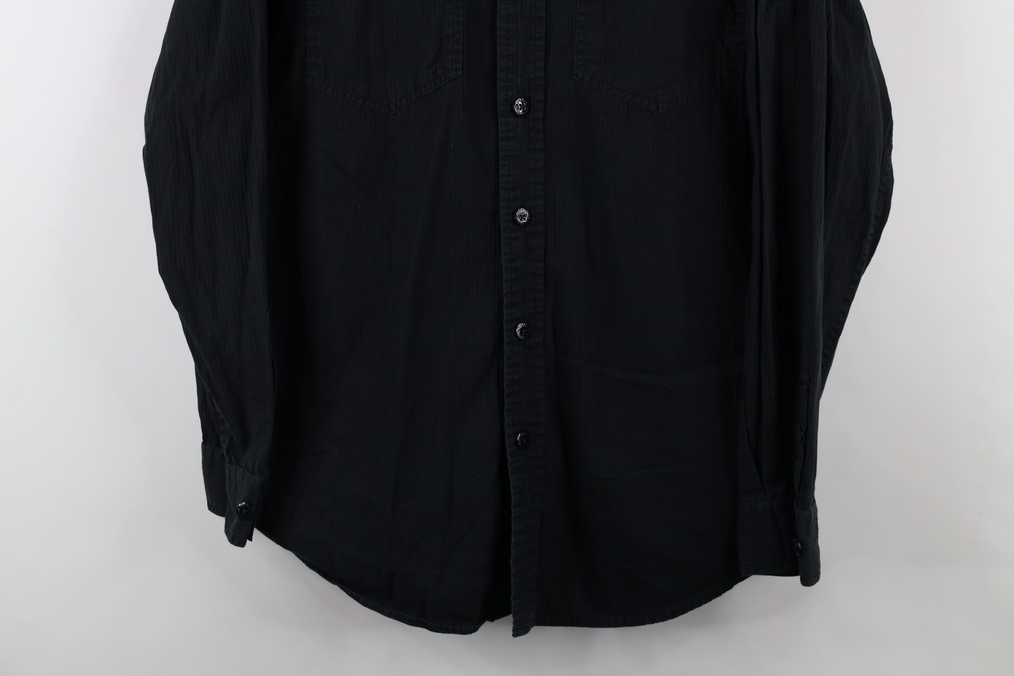 Harley Davidson × Vintage Vintage Harley Davidson Spell Out Striped Button Down Shirt Size US M / EU 48-50 / 2 - 3 Thumbnail