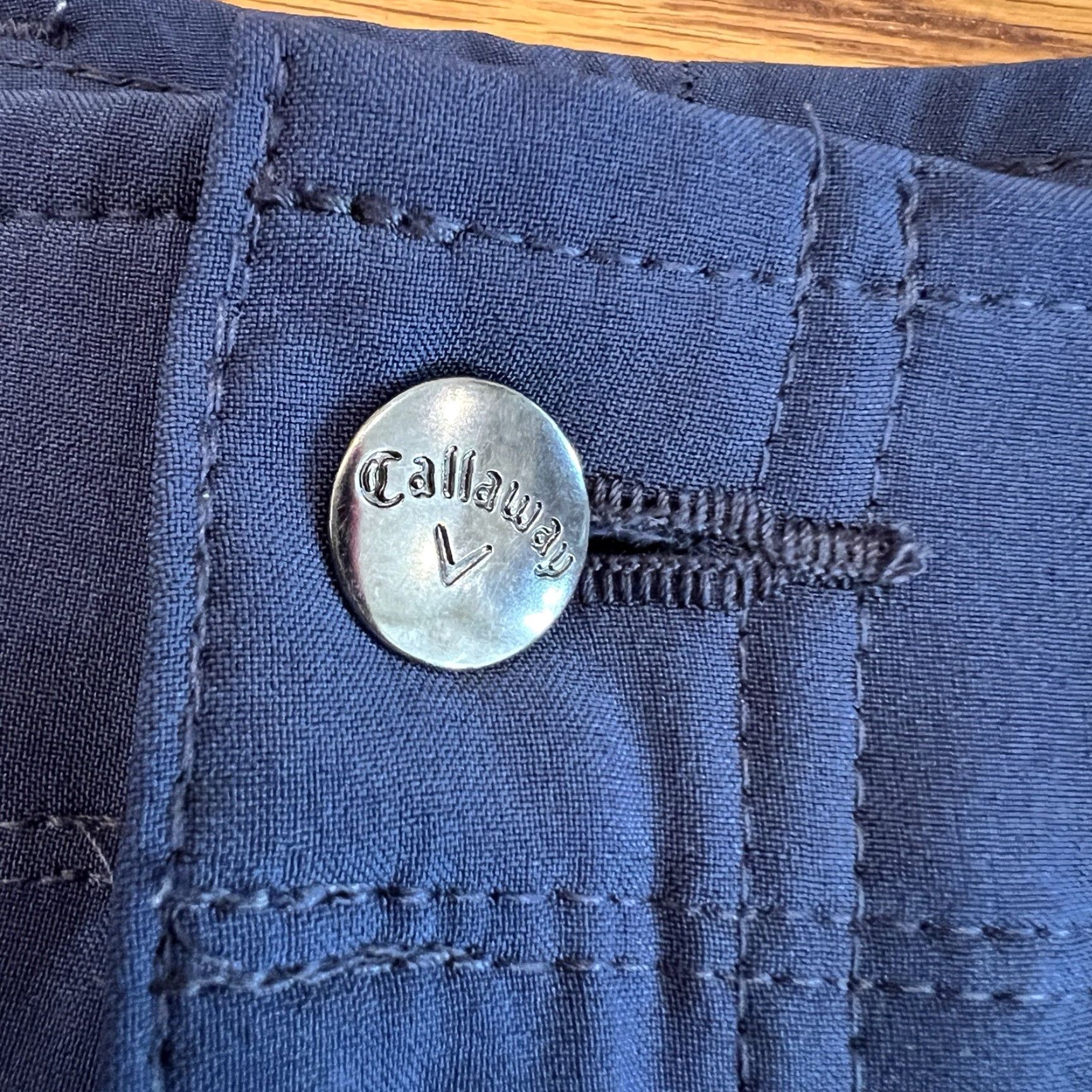 Callaway Callaway Golf Shorts Mens 34 Blue Preppy Quick Dry Active Stretch Chino Workwear Size US 34 / EU 50 - 2 Thumbnail