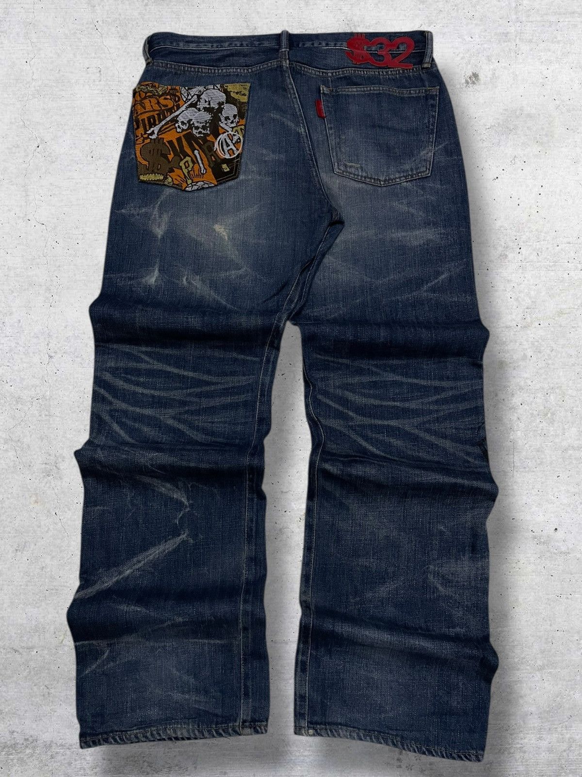 Swagger VINTAGE SWAGGER RARE 90S JAPAN DESIGNER ANARCHY RIPPED DENIM Size US 35 - 9 Thumbnail