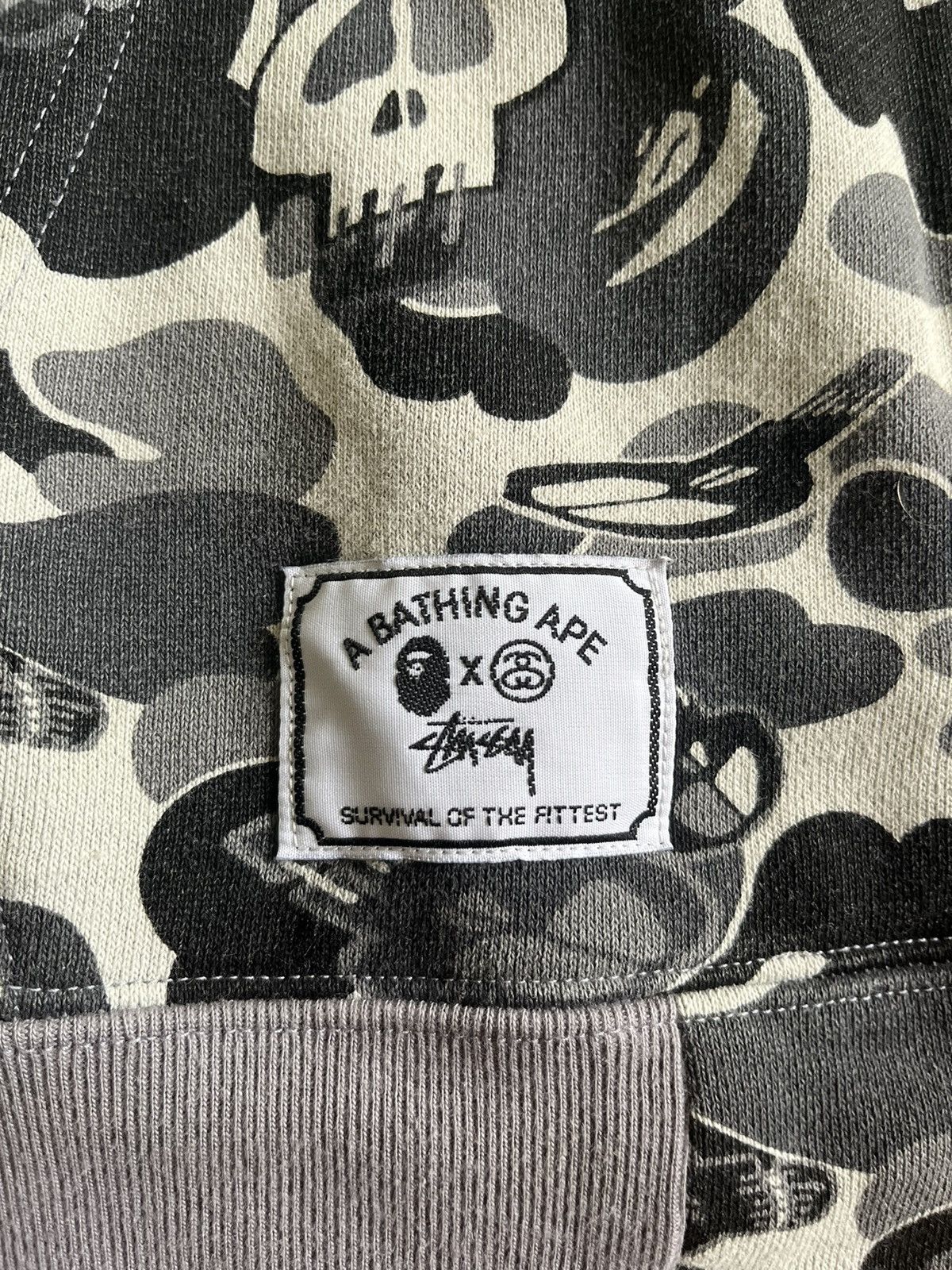 Other Bape x Stüssy Skull Camo Zipper Size US L / EU 52-54 / 3 - 3 Thumbnail