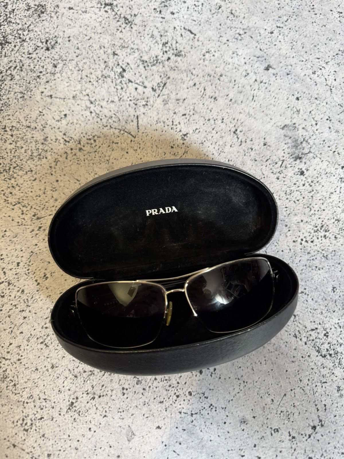 Prada PRADA SUNGLASSES MEN ARI GOLD SPR 55H Size ONE SIZE - 2 Thumbnail
