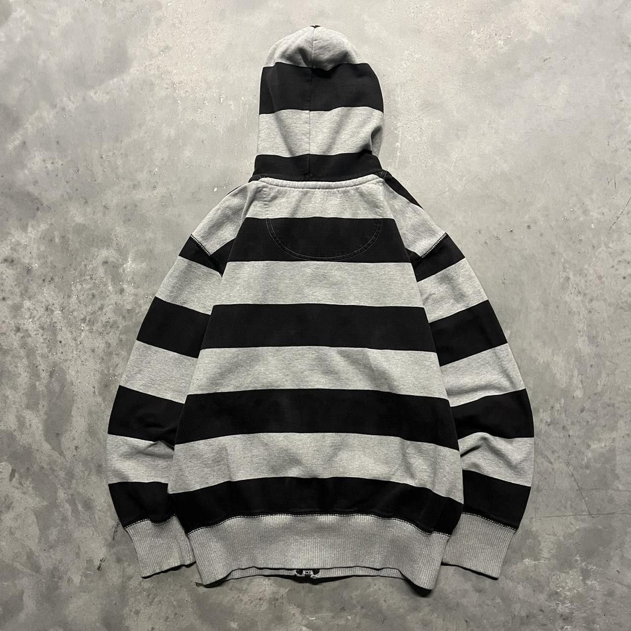 Emo striped hoodie sales