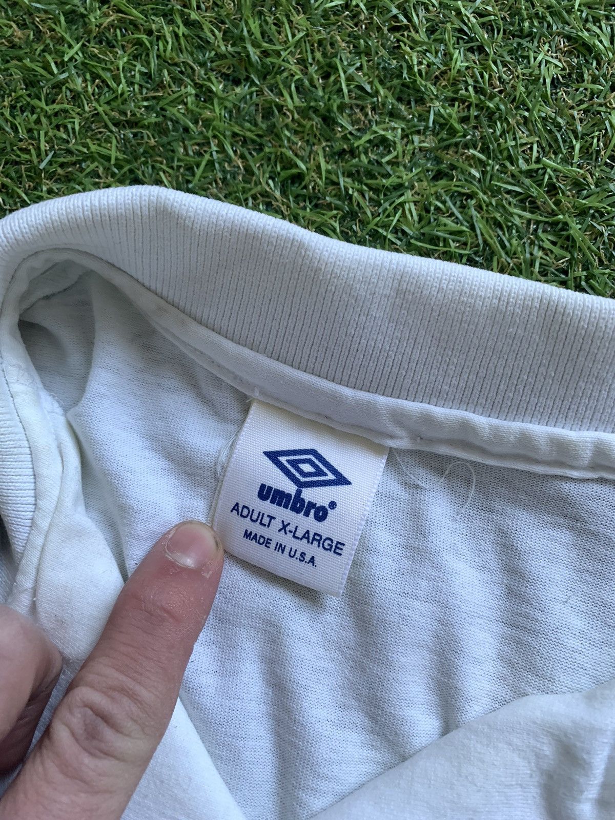 Umbro × Vintage Vintage 90s Umbro polo tee streetwear old money size XL Size US XL / EU 56 / 4 - 7 Thumbnail