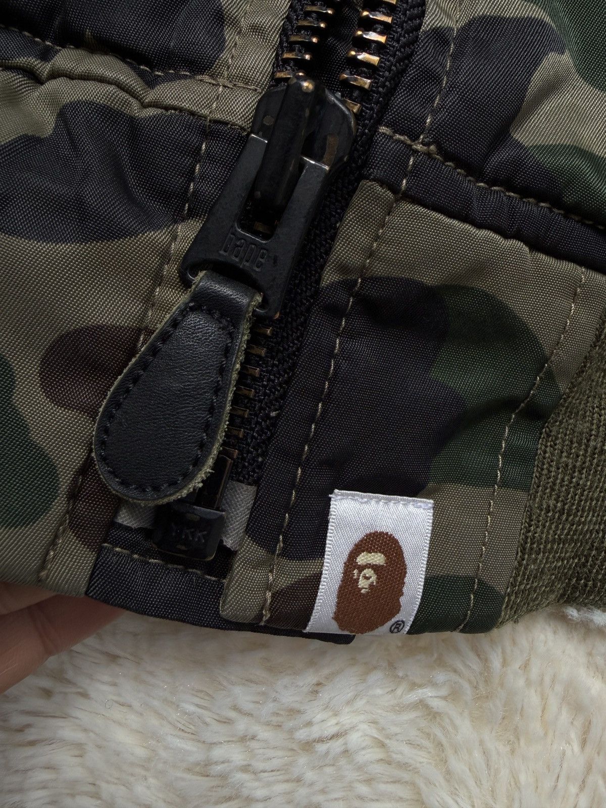 Bape Bape First Camo MA1 Shark bomber jacket M Size US M / EU 48-50 / 2 - 10 Thumbnail