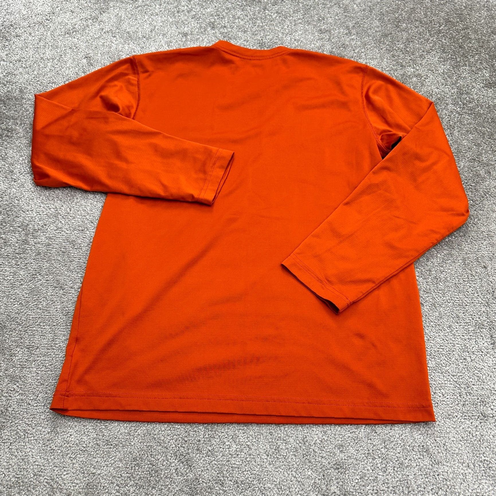 Vintage Columbia Omni Wick Shirt Men M Orange Long Sleeve Henley Neck Activewear Casual Size US M / EU 48-50 / 2 - 2 Thumbnail