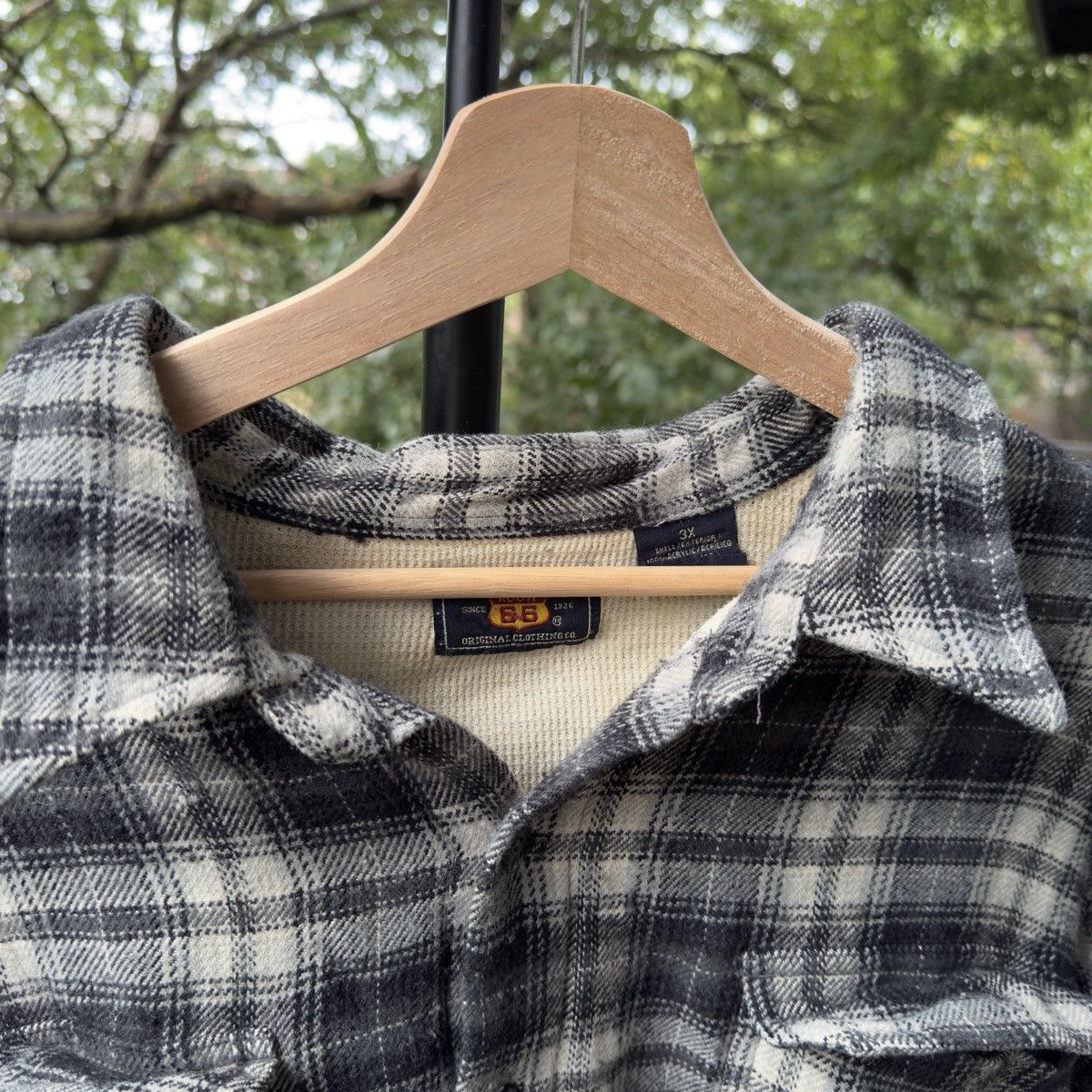 Vintage Thrashed Faded Thermal Flannel Jacket ERD Grunge Chrome Size US XXL / EU 58 / 5 - 3 Thumbnail
