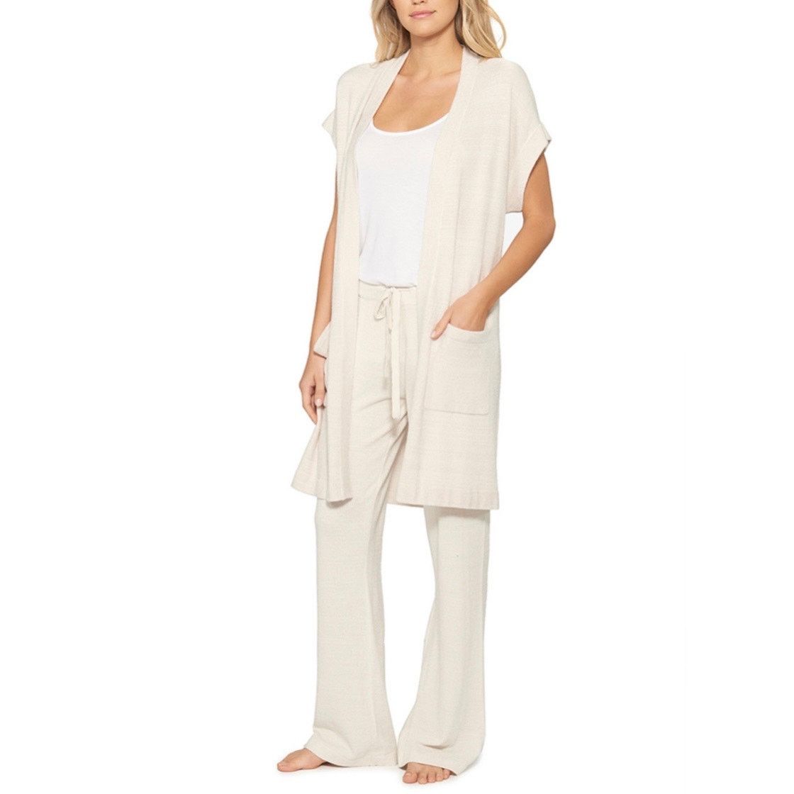 Other NWT! Barefoot Dreams CozyChic Ultra Lite Sleeveless Cardi Size S / US 4 / IT 40 - 3 Thumbnail