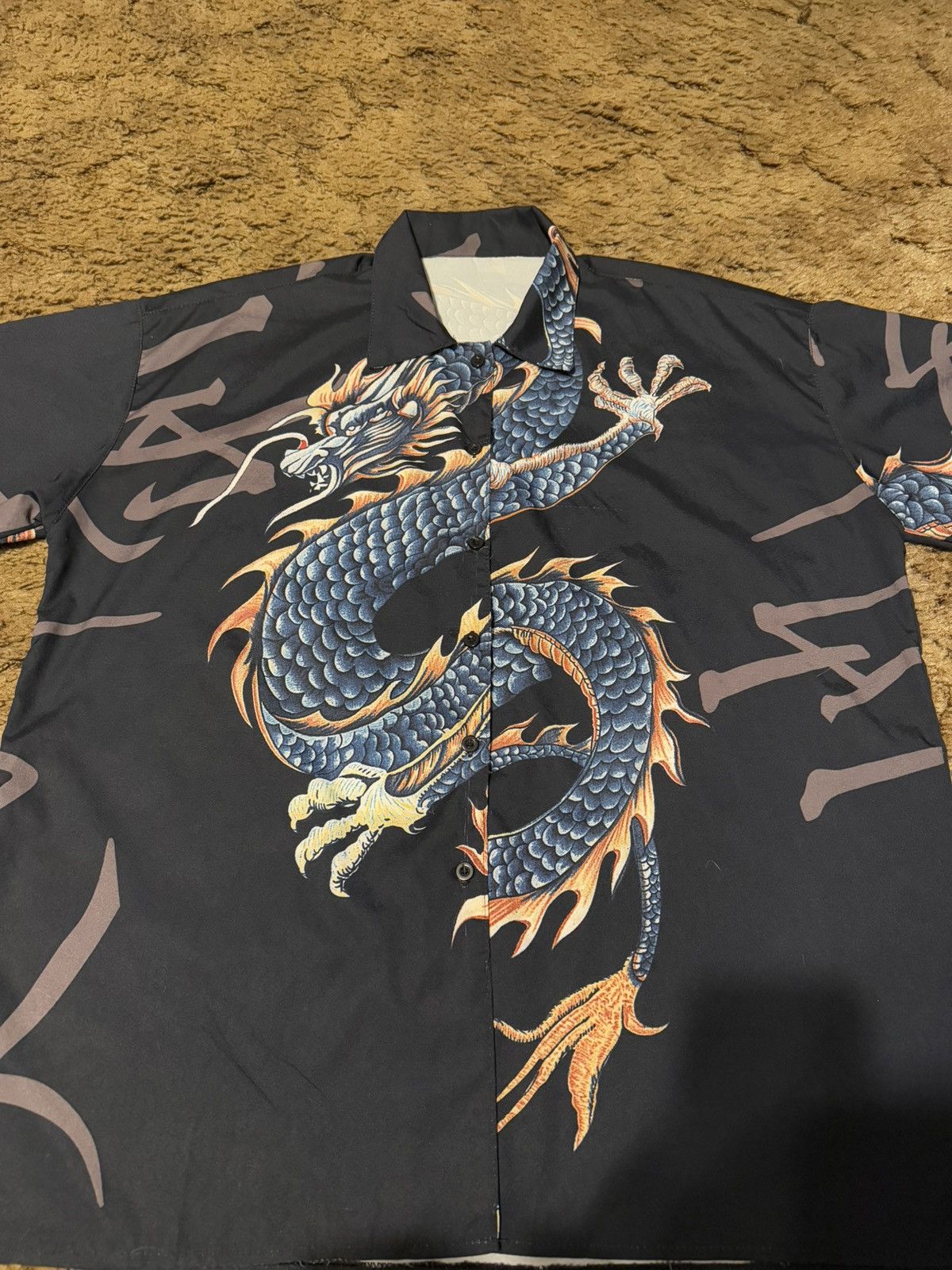 Vintage Vintage Y2K Button Up Dragon Shirt Large Size US L / EU 52-54 / 3 - 2 Thumbnail