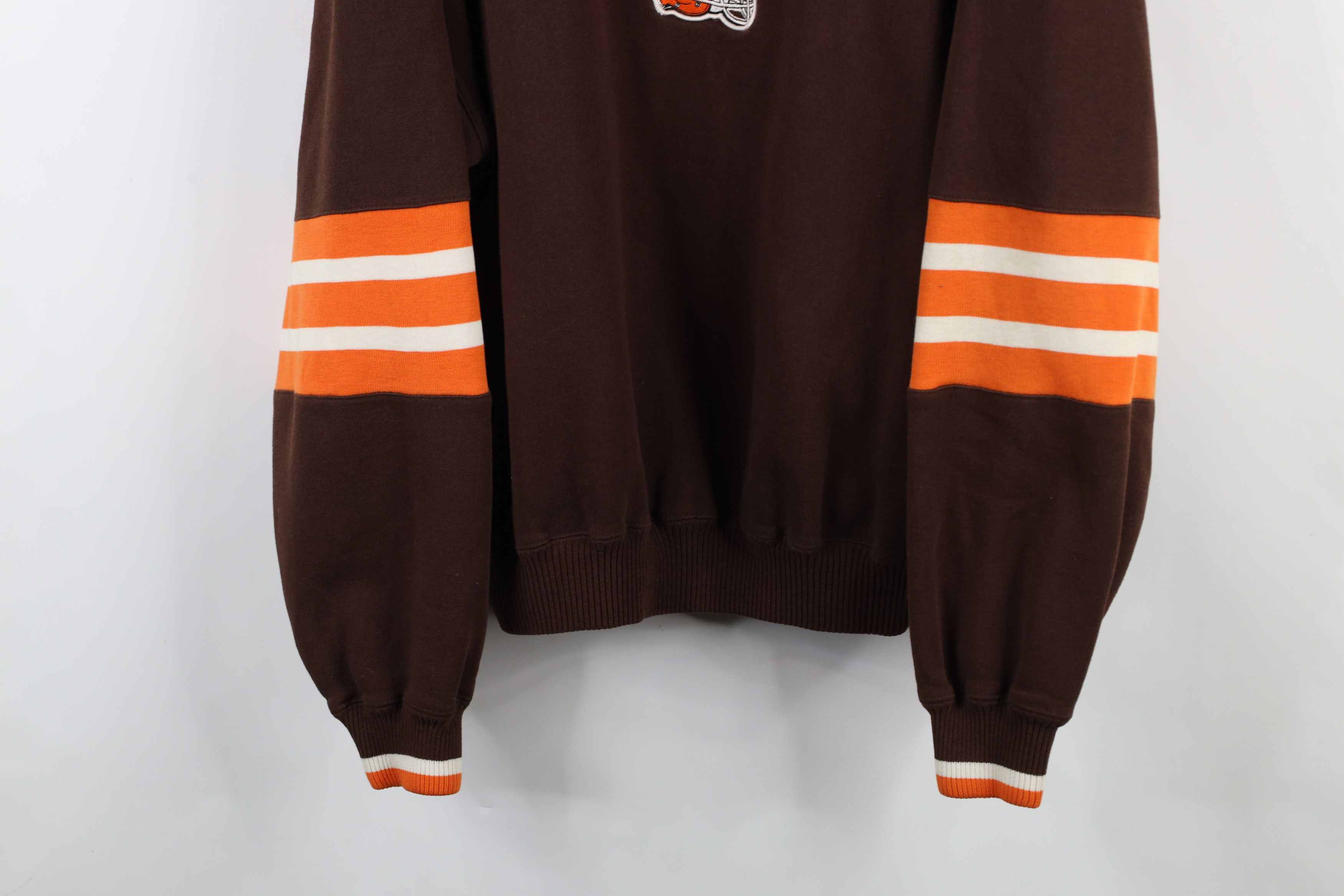 Vintage Vintage 90s Spell Heavy Cleveland Browns Football Sweatshirt Size US XXL / EU 58 / 5 - 3 Thumbnail
