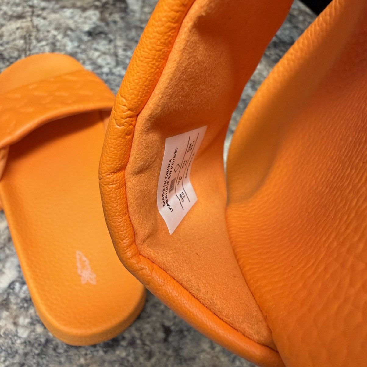 Carrots by Anwar Carrots Carrots Slide By Anwar Carrots Embossed Logo Sandals Size 10 Size US 10 / EU 43 - 6 Thumbnail