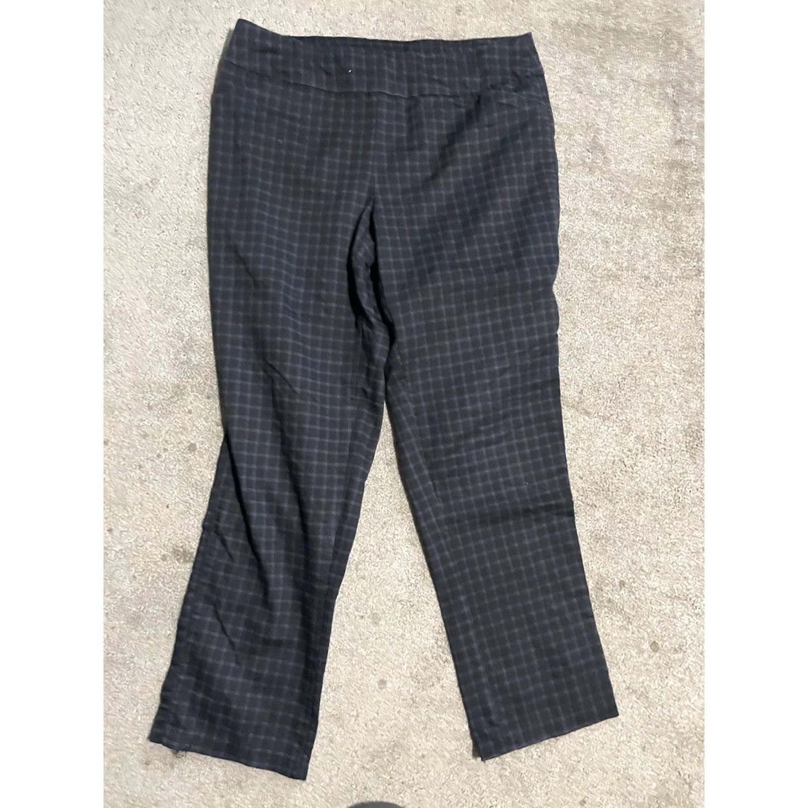 Croft & Barrow Croft & Barrow Women’s Pants Black Plaid The Effortless Stretch Regular Size 2 Size 26" / US 2 / IT 38 - 2 Thumbnail