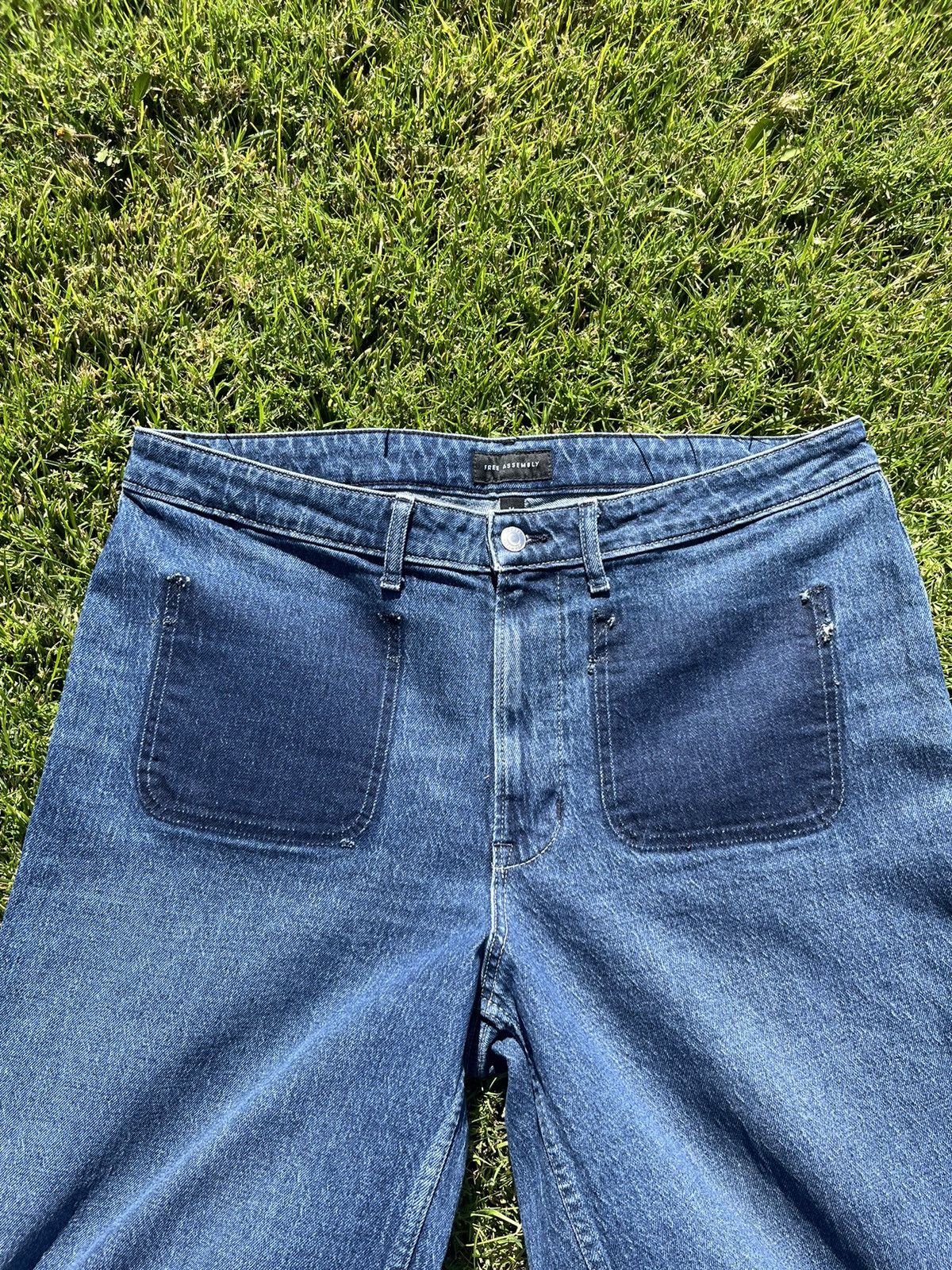Japanese Brand × Vintage Baggy Denim Size US 34 / EU 50 - 3 Thumbnail