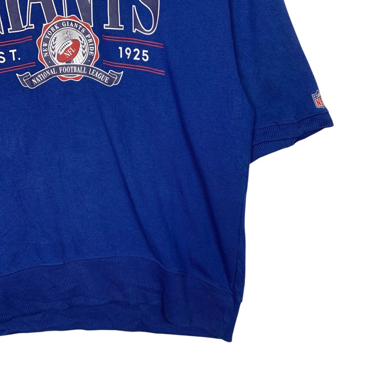 NFL NFL New York Giants Short Sleeve Blue Sweatshirts #1707-C76 Size US S / EU 44-46 / 1 - 4 Thumbnail
