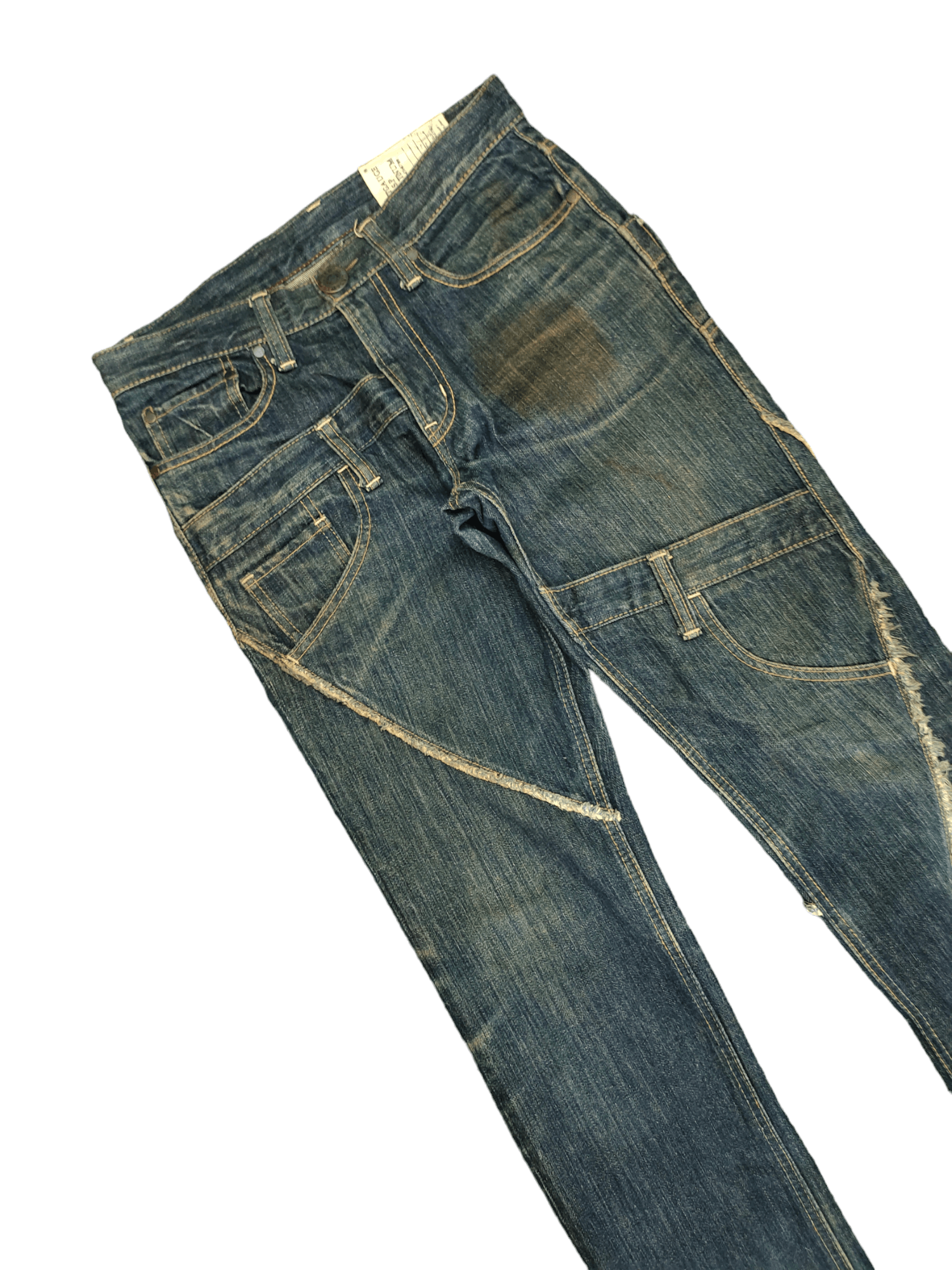 Kapital Antgauge Double Waist Cut & Sew Denim Jeans Hysterics Style Size US 30 / EU 46 - 6 Thumbnail