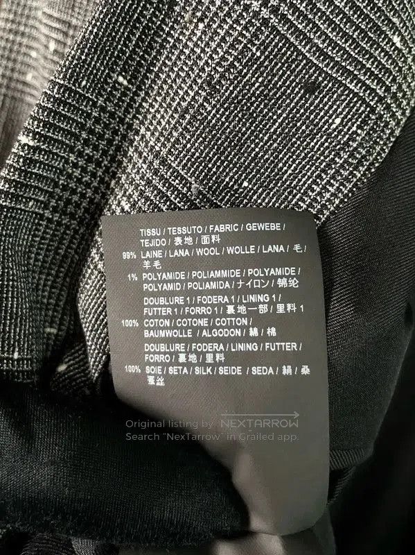 Yves Saint Laurent YSL Women's Black Gray Wool Jacket . Size S / US 4 / IT 40 - 8 Thumbnail