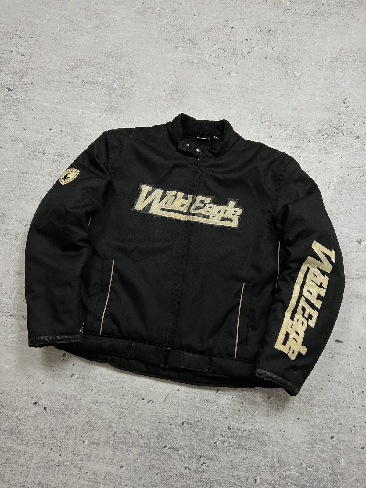 Vintage 🔥VINTAGE WILD EAGLE MOTO RACING JACKET 90S NASCAR🔥 Size US XL / EU 56 / 4 - 2 Thumbnail
