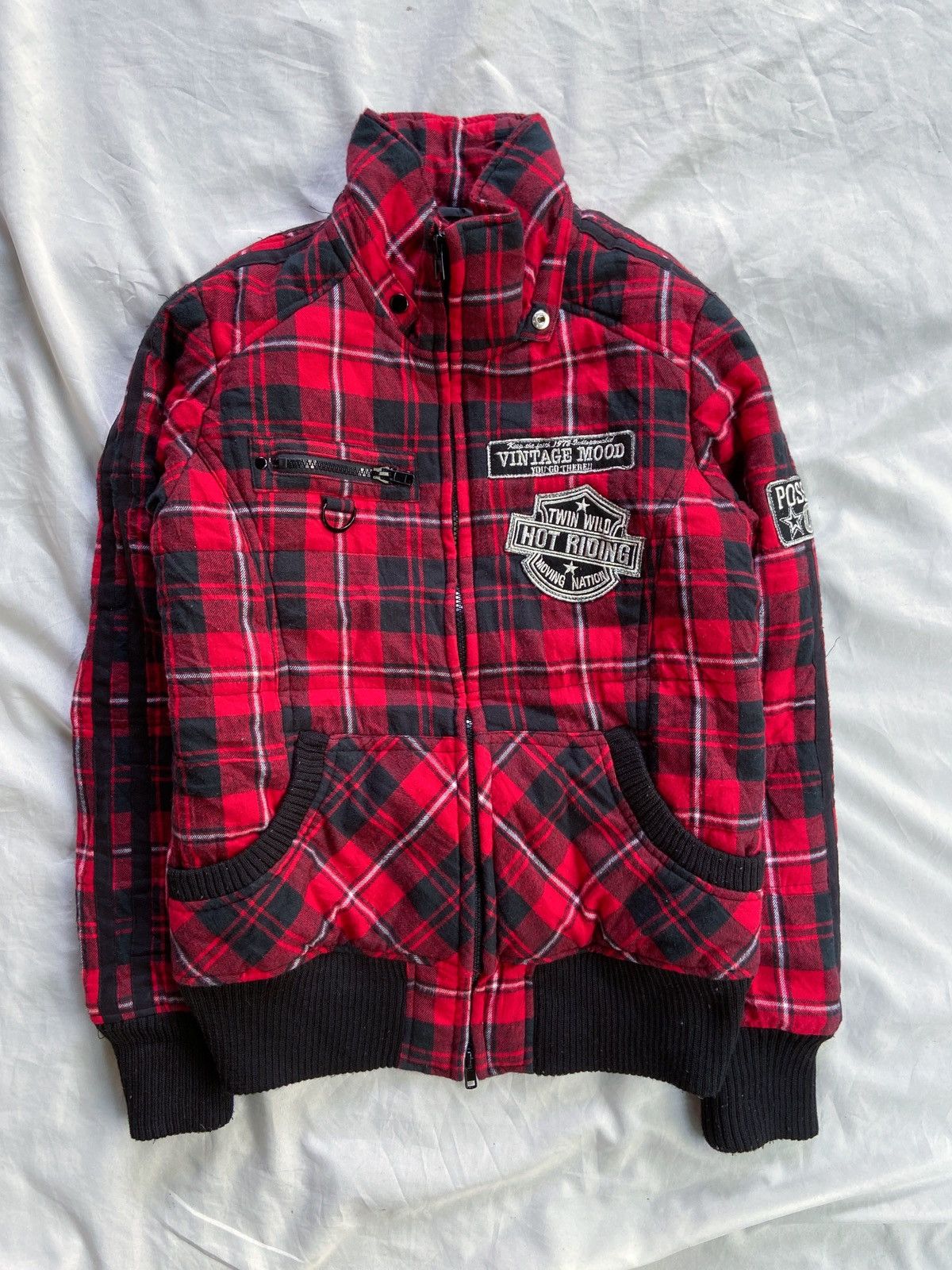 Beauty Beast SKY BOMBER PLAID JACKET Size US S / EU 44-46 / 1 - 1 Thumbnail