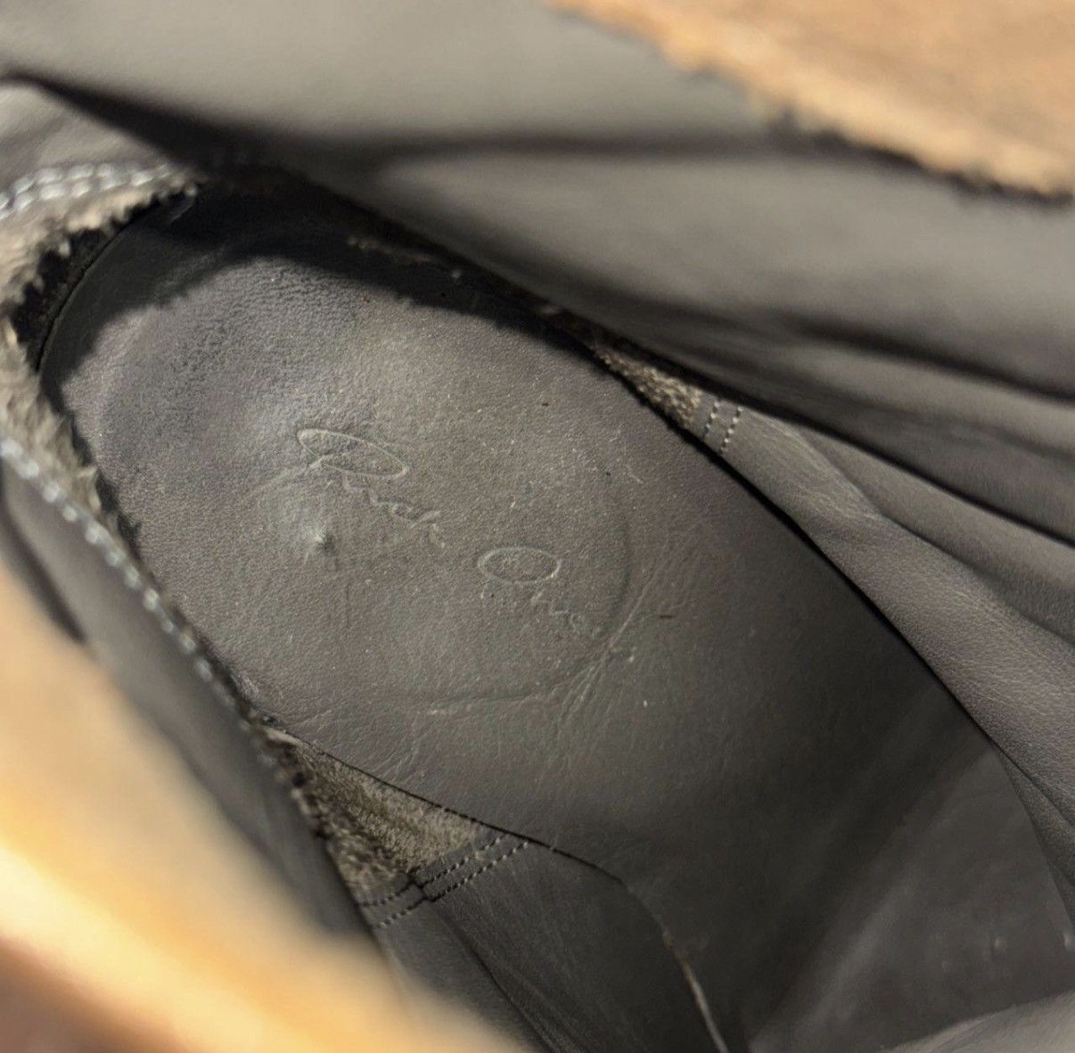 Rick Owens FW2010 Gleam Rick Owens Brown Suede Wedge Heels Size US 8.5 / IT 38.5 - 8 Thumbnail