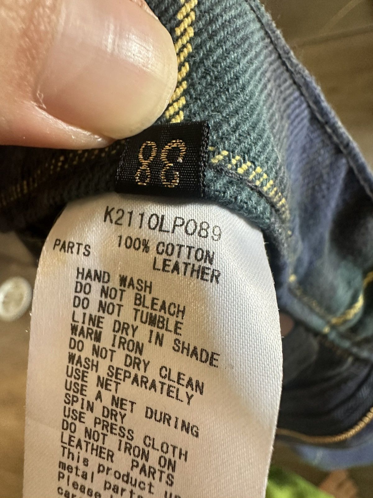 Kapital Kapital 11oz studded plaid pants Size US 38 / EU 54 - 7 Thumbnail