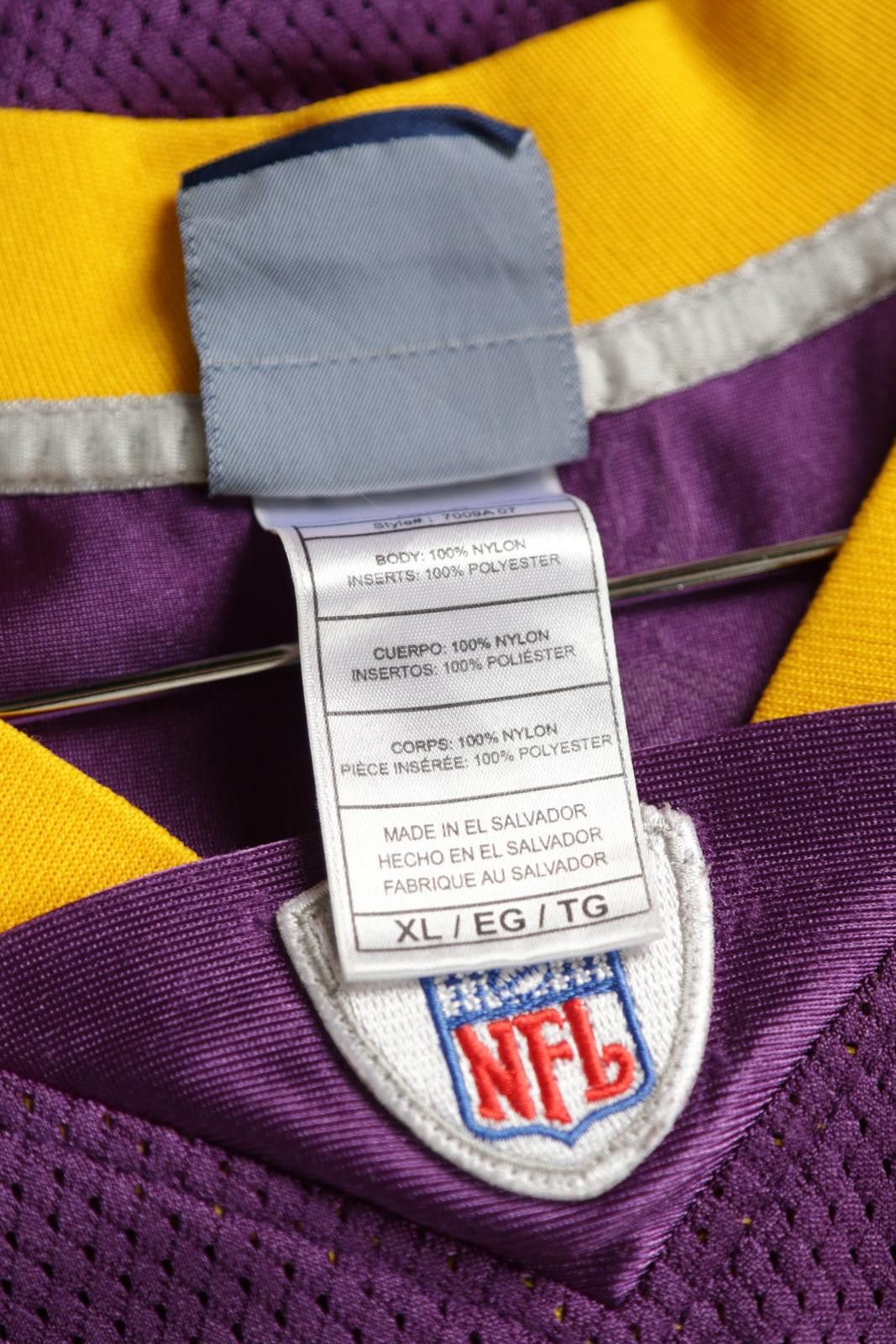 Reebok 08 Reebok NFL Equipment Vikings Peterson #28 Football Jersey Size ONE SIZE - 8 Thumbnail