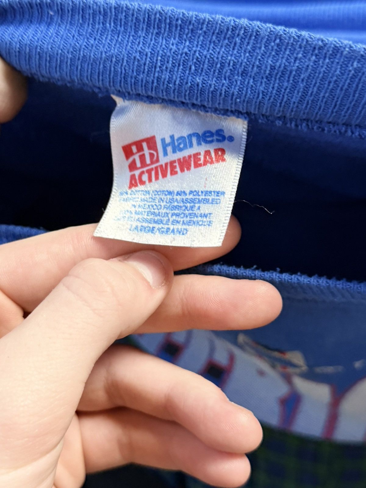 Vintage Vintage blue patriots crewneck Size US M / EU 48-50 / 2 - 4 Thumbnail