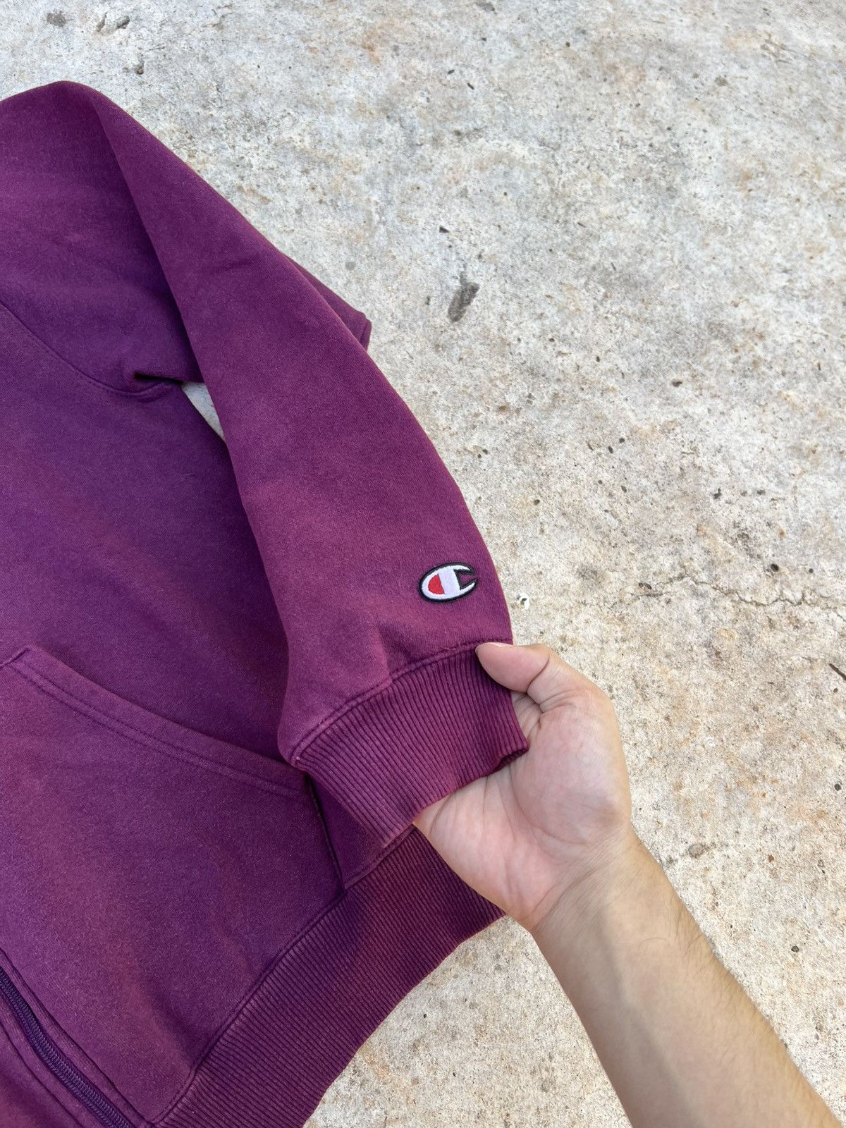 Champion Faded Champion Maroon Zipup Size US M / EU 48-50 / 2 - 7 Thumbnail