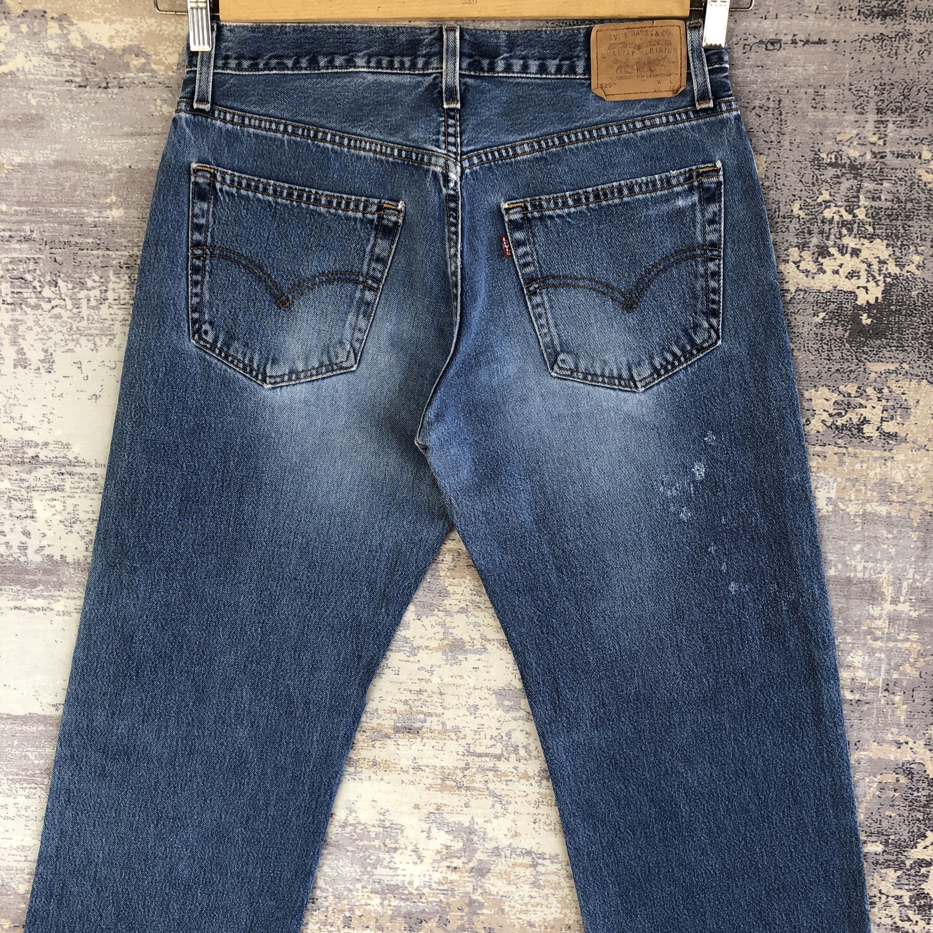Levi's Vintage Levi's Distressed Jeans Levis 529 Painter Denim Size US 30 / EU 46 - 4 Thumbnail